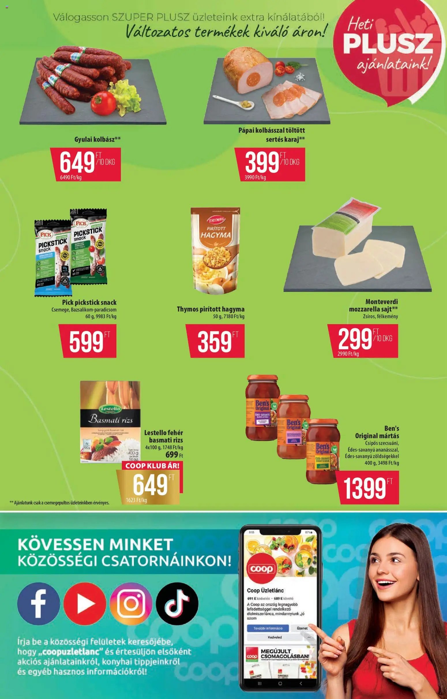 COOP újság 2026.07.09. COOP - Észak Kelet Pro-Coop Zrt - Szuper Plusz