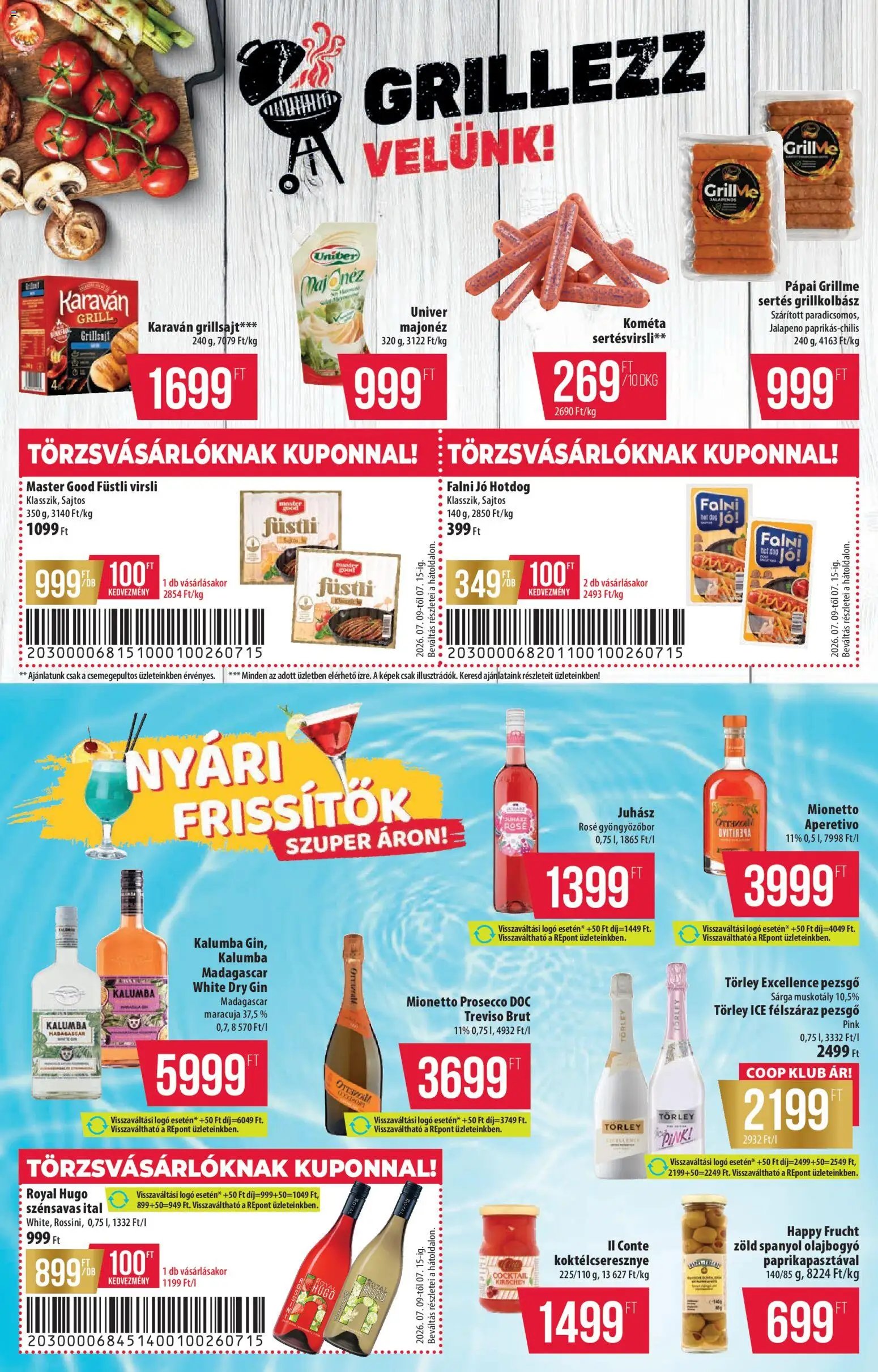 COOP újság 2026.07.09. COOP - Észak Kelet Pro-Coop Zrt - Szuper Plusz