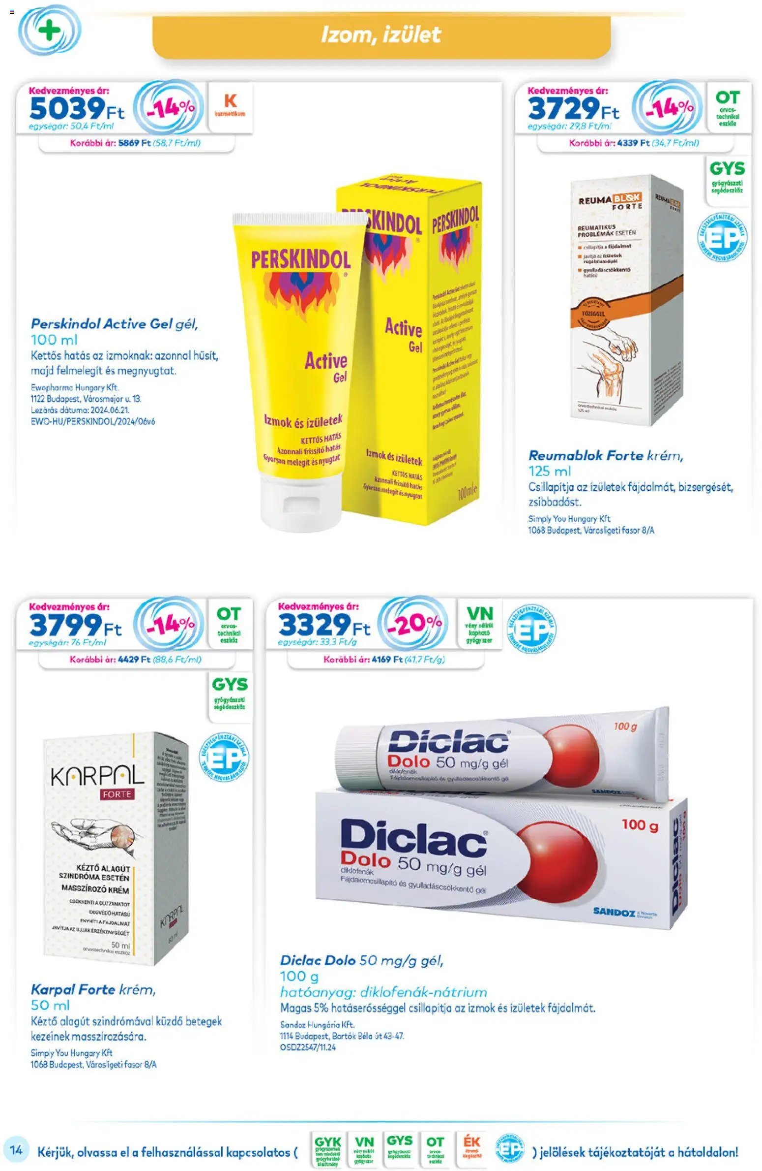 Gyöngy Patikák újság 2025.11.01. Akciós újság Gyöngy Patikák (2025-11-01 - 2025-11-30)