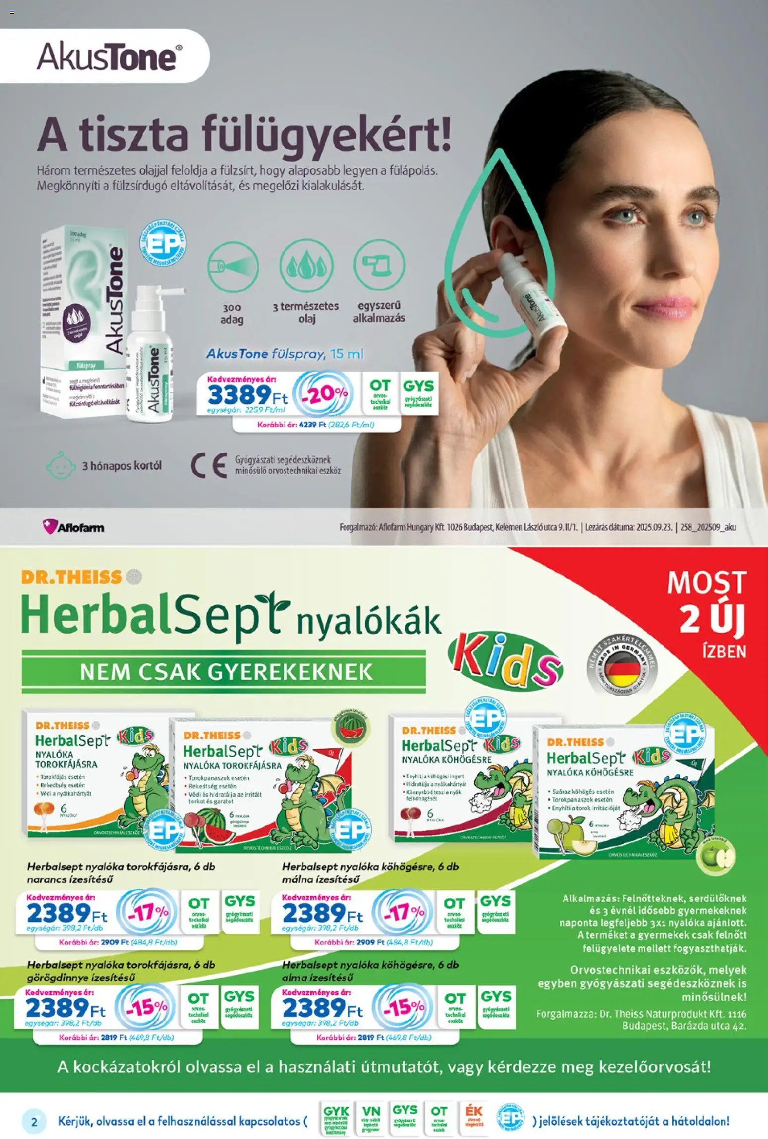 Gyöngy Patikák újság 2025.11.01. Akciós újság Gyöngy Patikák (2025-11-01 - 2025-11-30)