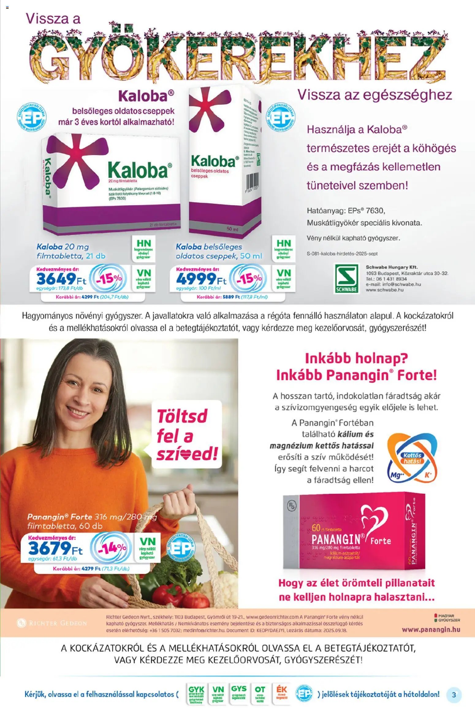 Gyöngy Patikák újság 2025.11.01. Akciós újság Gyöngy Patikák (2025-11-01 - 2025-11-30)