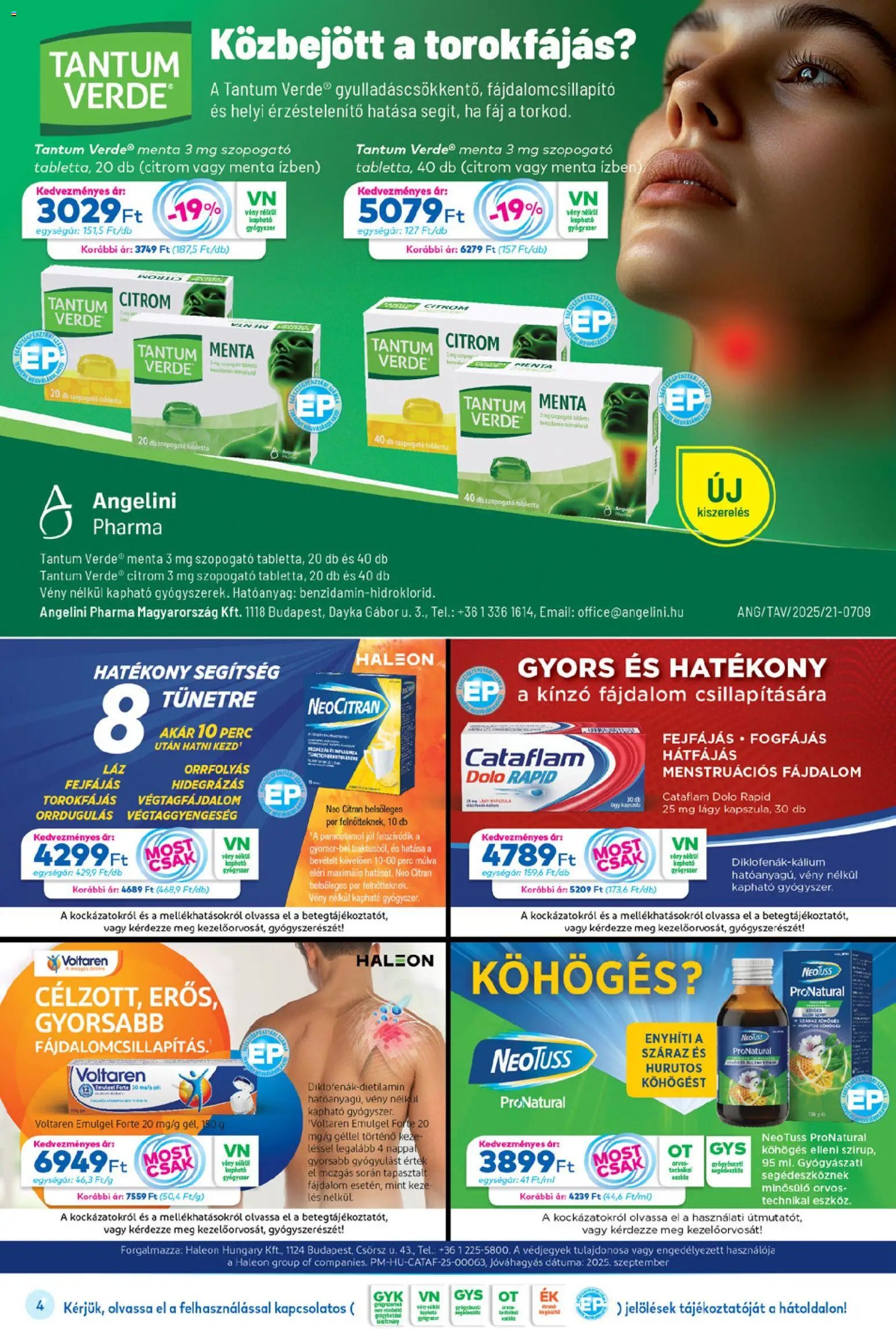 Gyöngy Patikák újság 2025.11.01. Akciós újság Gyöngy Patikák (2025-11-01 - 2025-11-30)