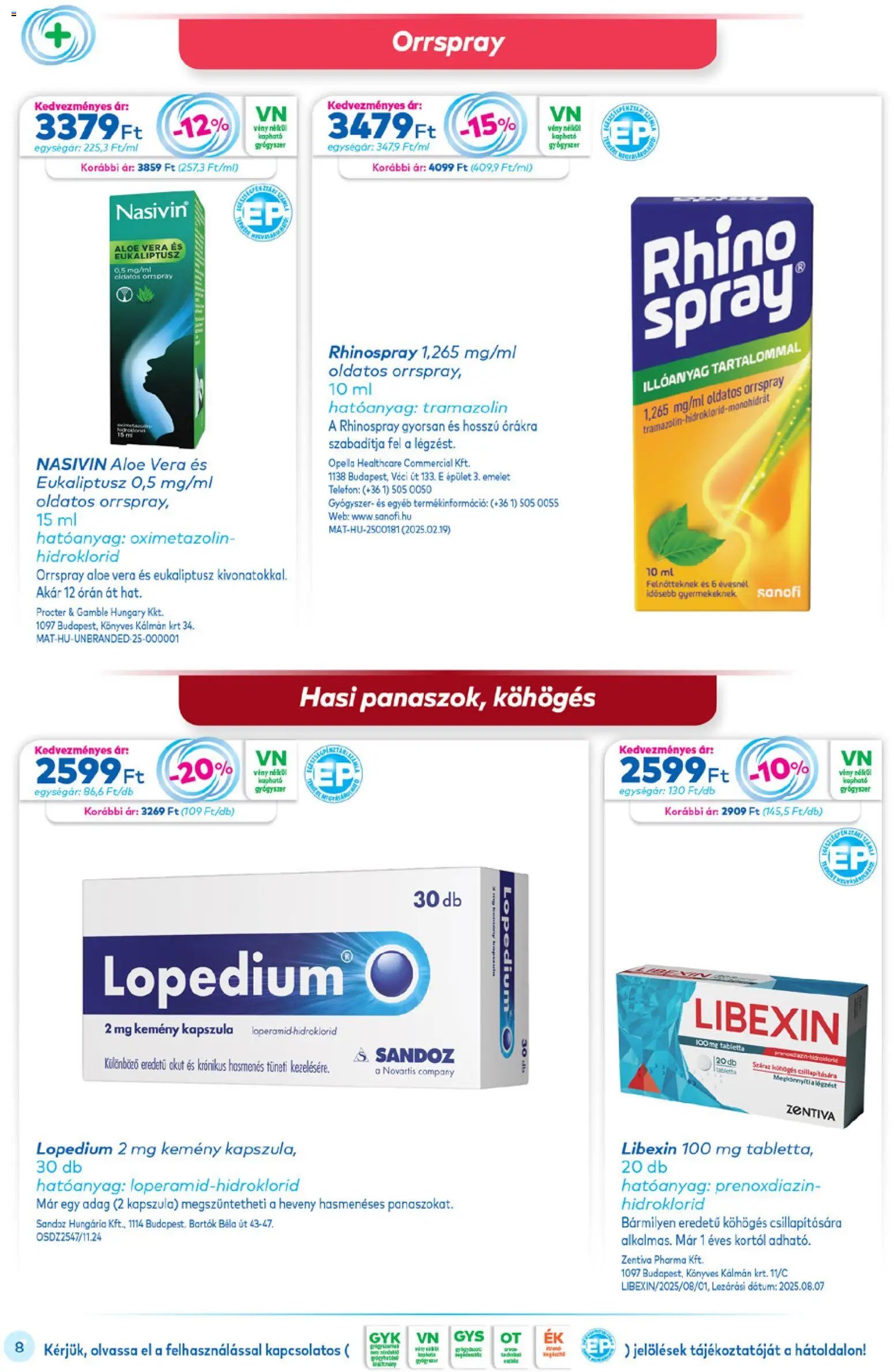 Gyöngy Patikák újság 2025.11.01. Akciós újság Gyöngy Patikák (2025-11-01 - 2025-11-30)