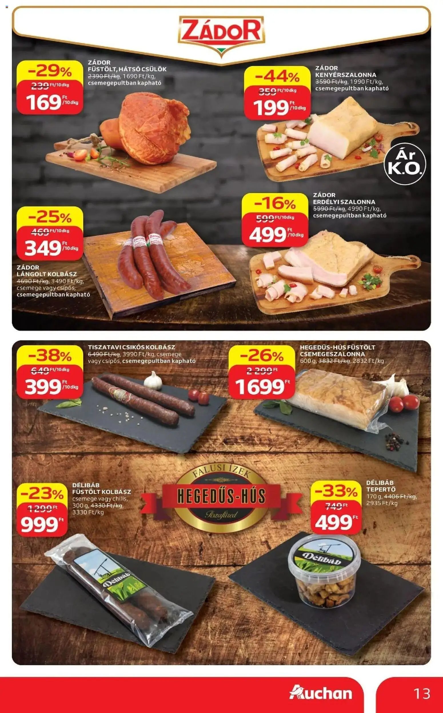 Auchan újság 2026.08.13. Auchan akciós újság Szolnok
