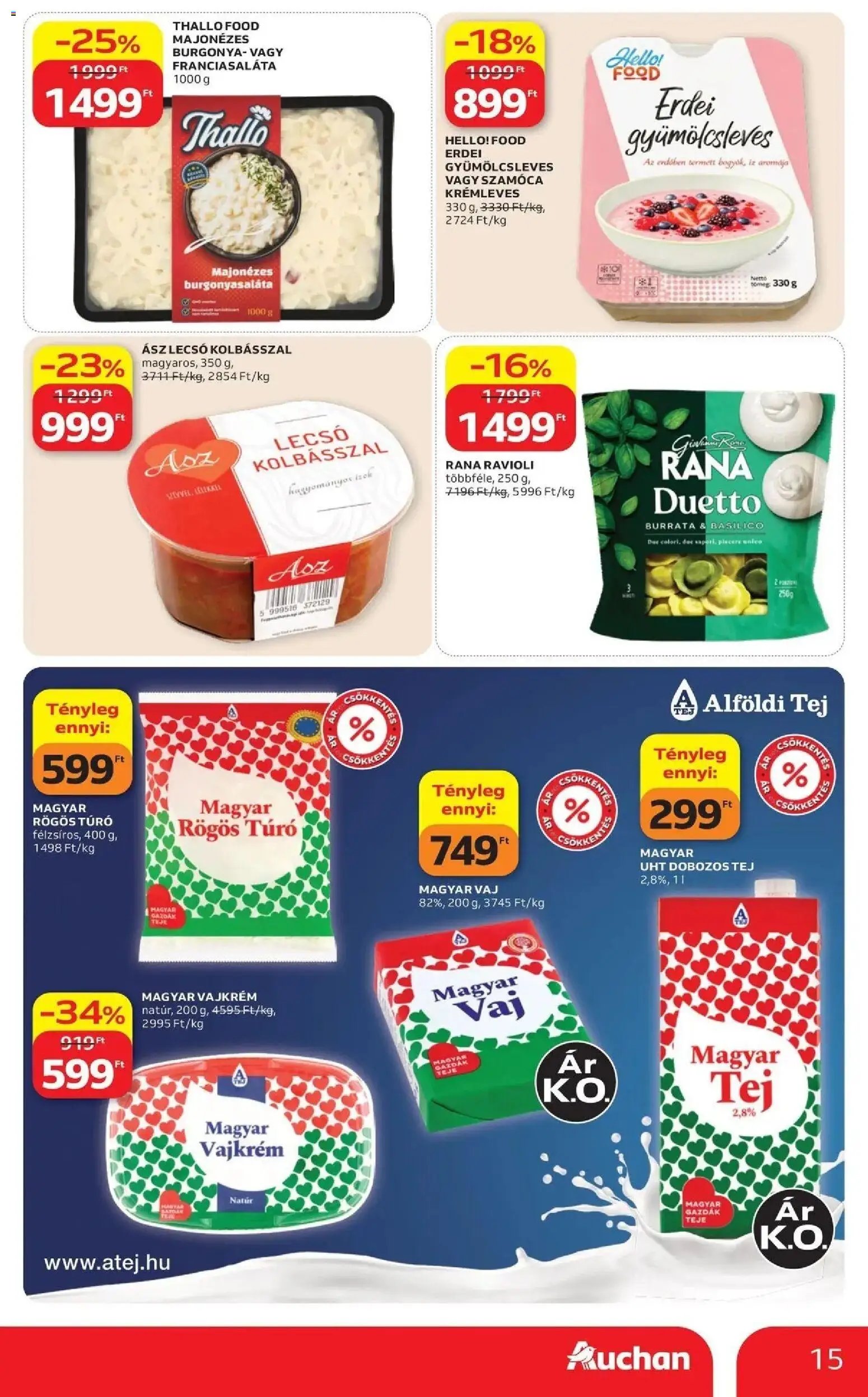 Auchan újság 2026.08.13. Auchan akciós újság Szolnok