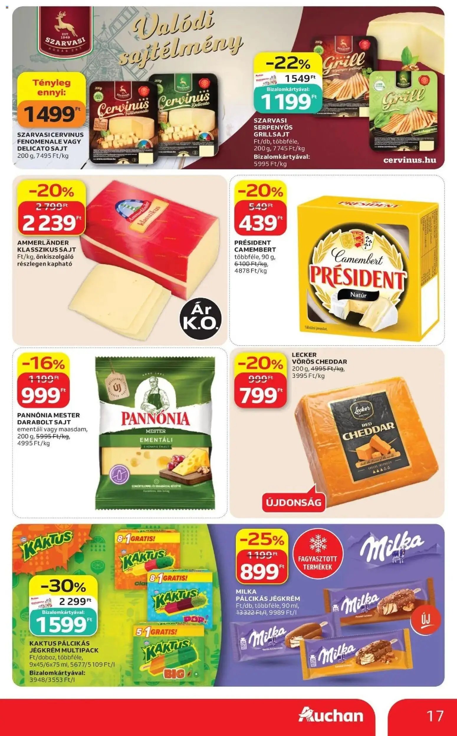 Auchan újság 2026.08.13. Auchan akciós újság Szolnok