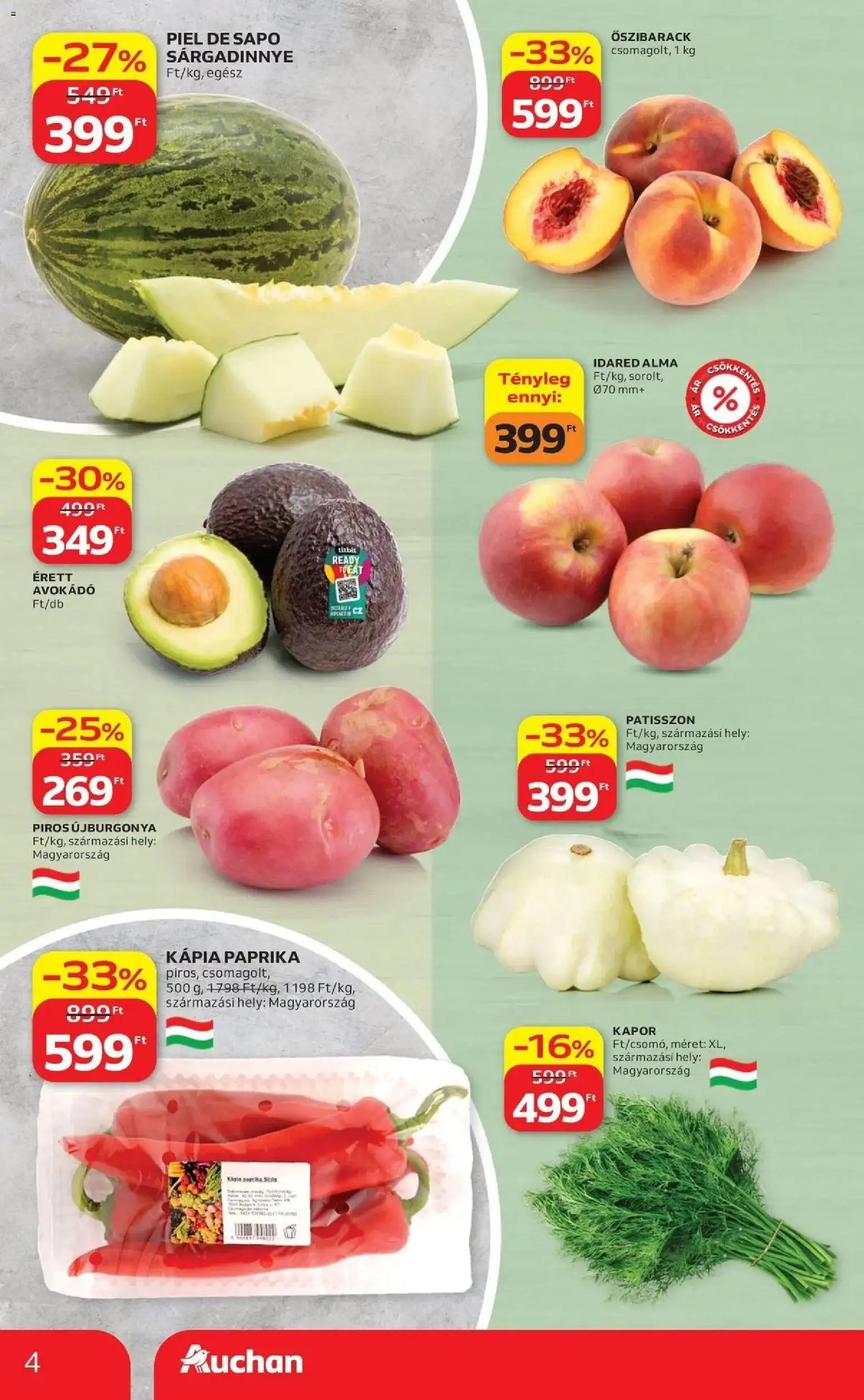 Auchan újság 2026.08.13. Auchan akciós újság Szolnok