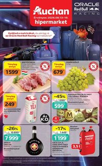 Auchan újság 2026.08.13. Auchan akciós újság Szolnok
