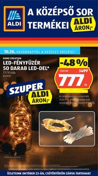 Aldi újság 2025.10.23. Középső sor termékei (2025-10-23 - 2025-10-29)
