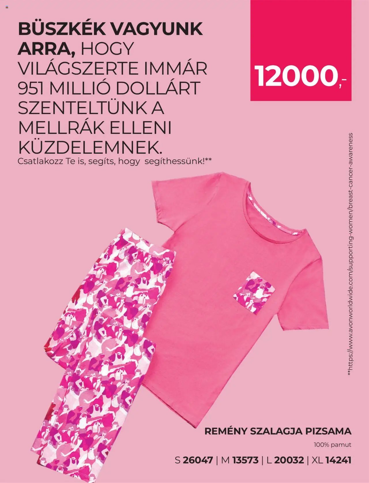 Avon újság 2025.10.01. Katalógus AVON - Adománygyűjtő katalógus (2025-10-01 - 2025-10-31)