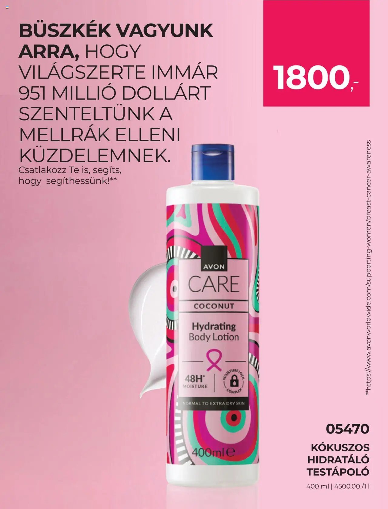 Avon újság 2025.10.01. Katalógus AVON - Adománygyűjtő katalógus (2025-10-01 - 2025-10-31)