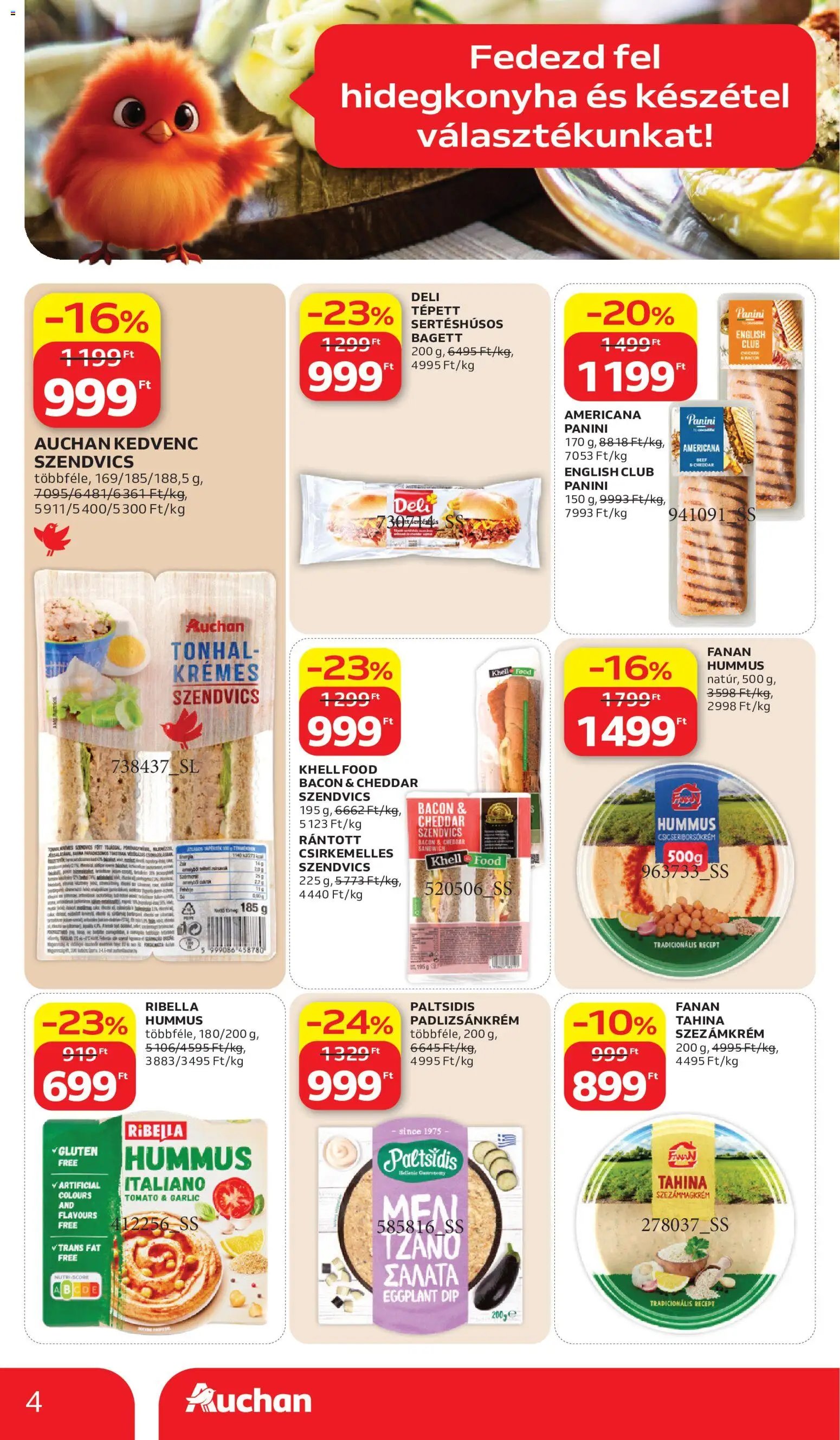 Auchan újság 2026.07.02. Auchan Hidegkonyha ajánlataink