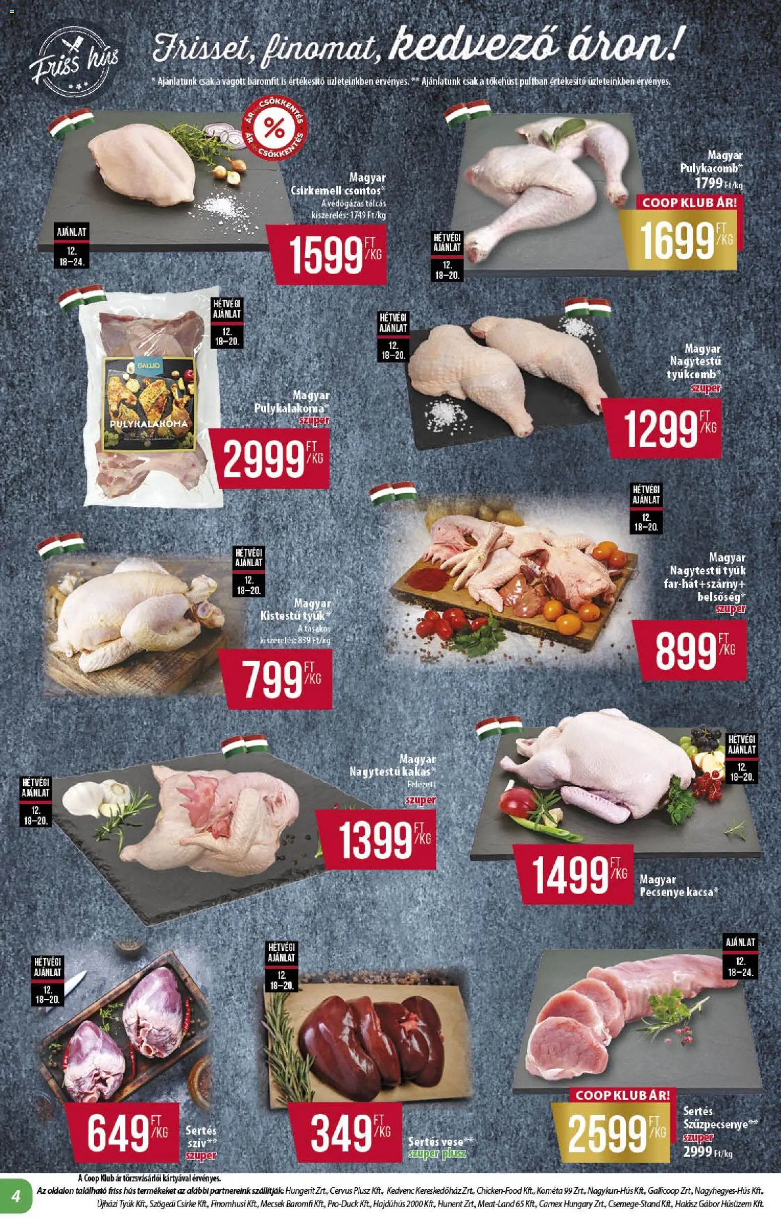 COOP újság 2025.12.18. Alföld Pro-Coop Zrt. - Abc szuper (2025-12-18 - 2025-12-31)