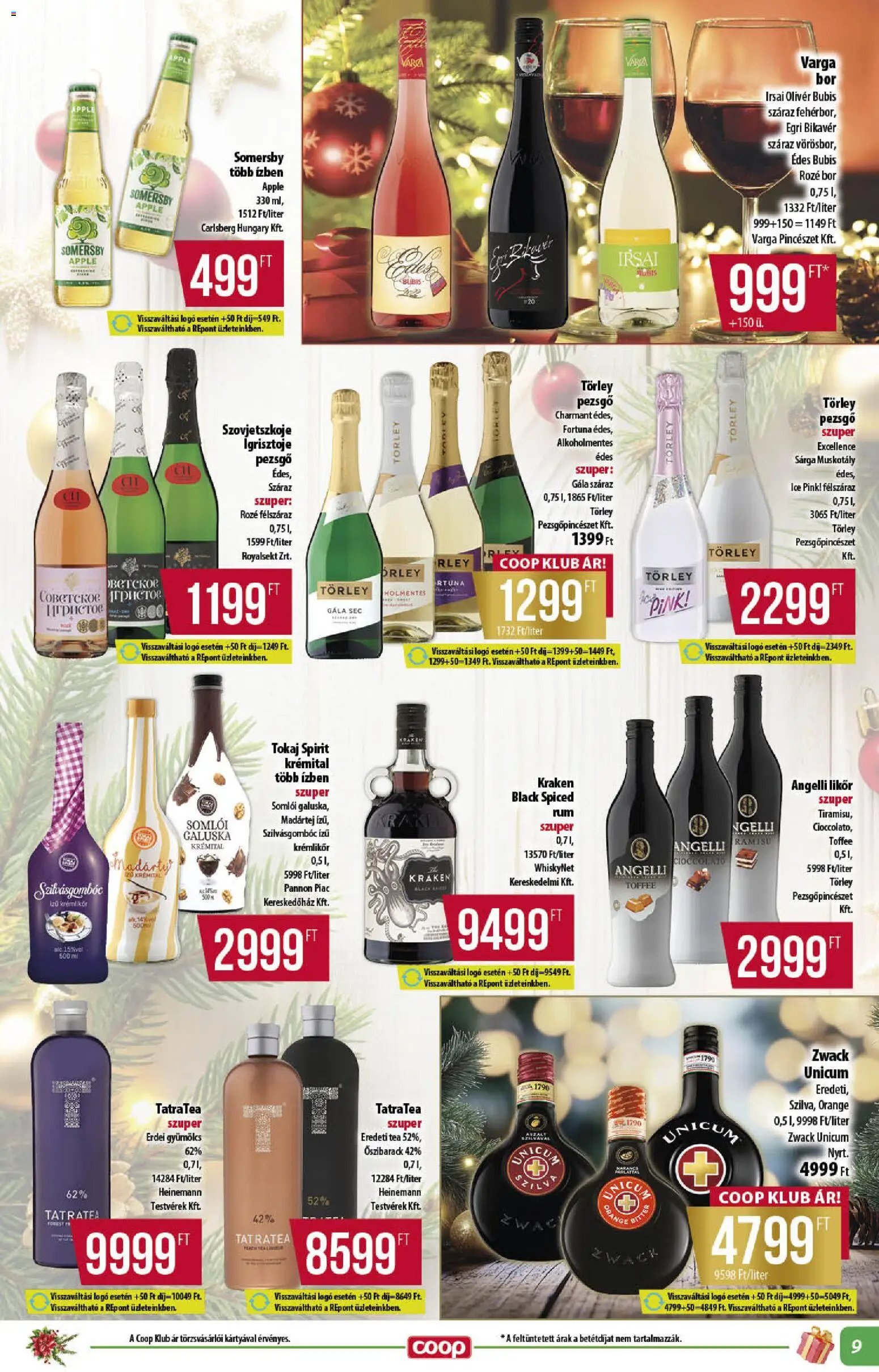 COOP újság 2025.12.18. Alföld Pro-Coop Zrt. - Abc szuper (2025-12-18 - 2025-12-31)