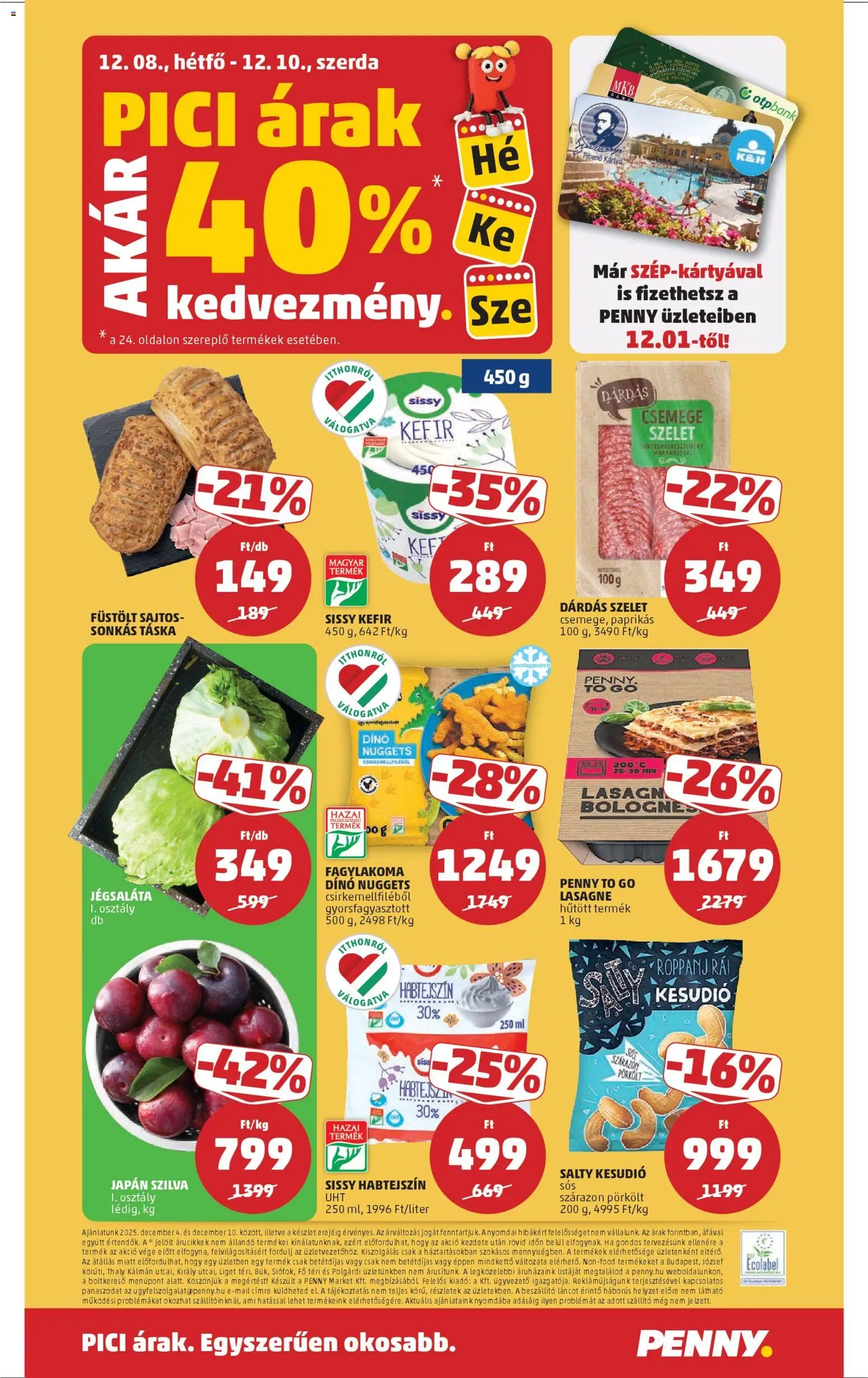 PENNY újság 2025.12.04. Akciós újság PENNY (2025-12-04 - 2025-12-10)