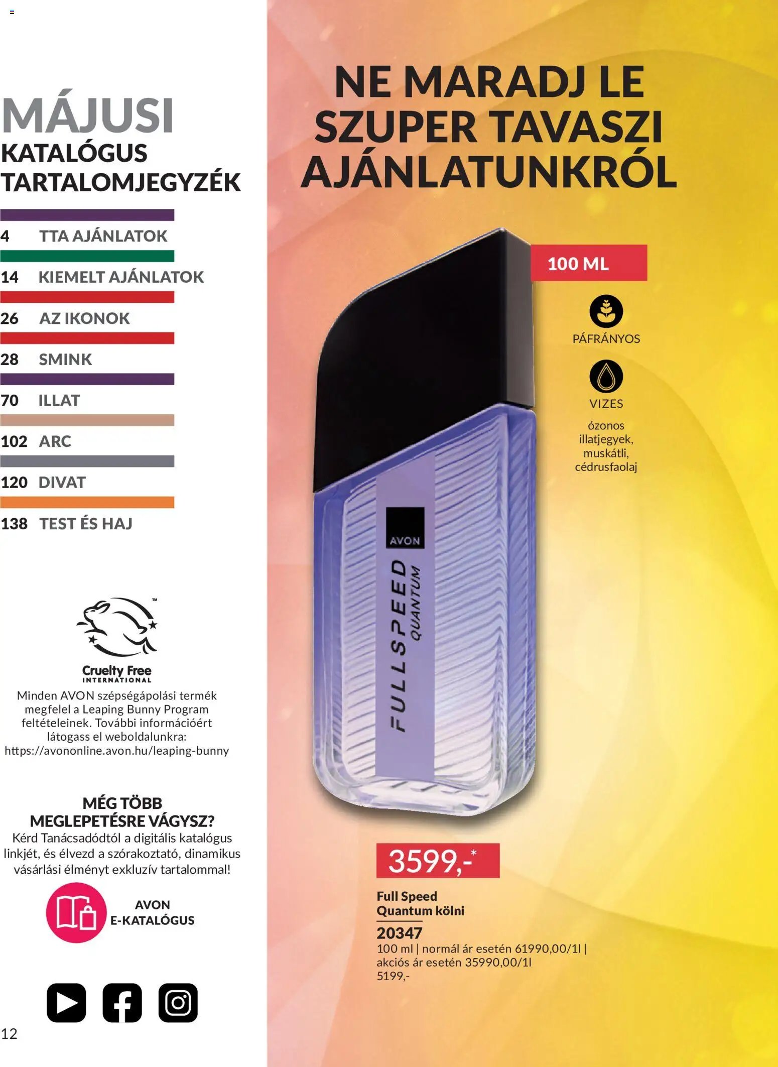 Avon újság 2026.05.01. AVON online katalógus 2026 májusi (2026-05-01 - 2026-05-31)