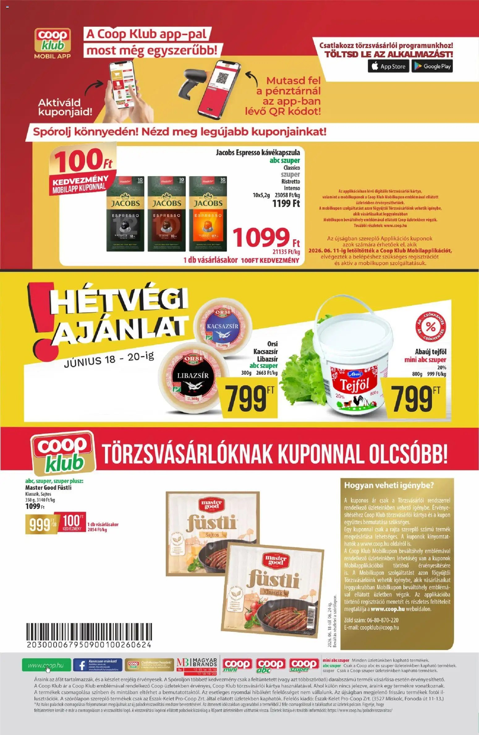 COOP újság 2026.06.18. COOP - Újság Észak Kelet Pro-Coop Zrt