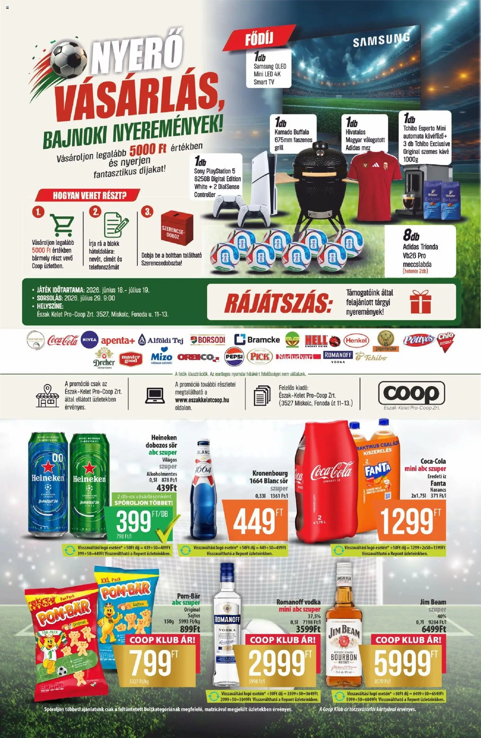 COOP újság 2026.06.18. COOP - Újság Észak Kelet Pro-Coop Zrt