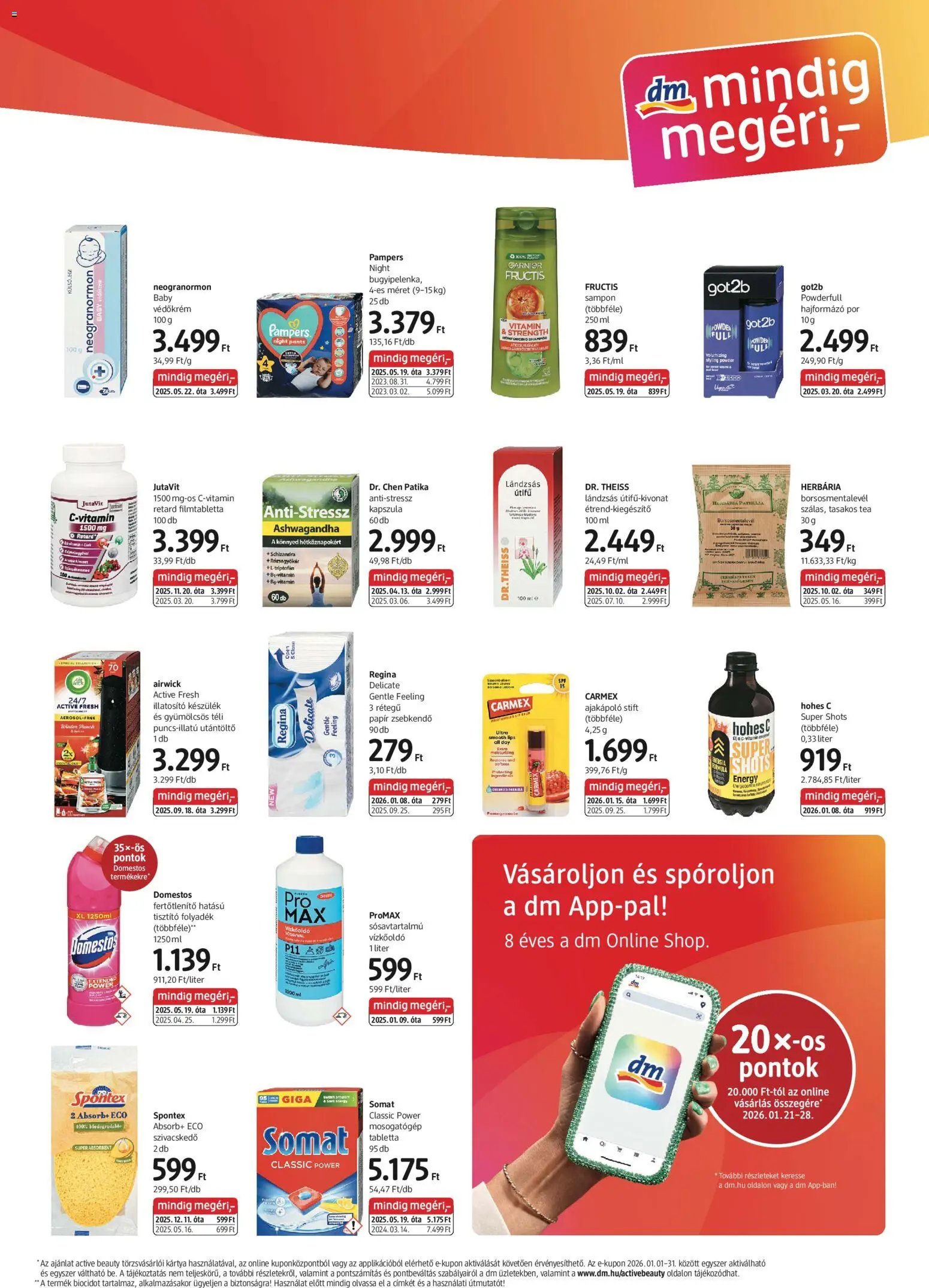 DM Drogerie Markt újság 2026.01.22. Akciós újság DM Drogerie Markt (2026-01-22 - 2026-02-04)