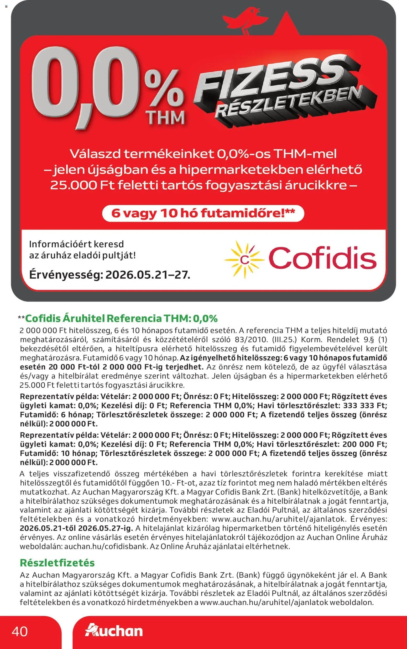 Auchan újság 2026.05.21. Auchan akciós újság (2026-05-21 - 2026-05-27)