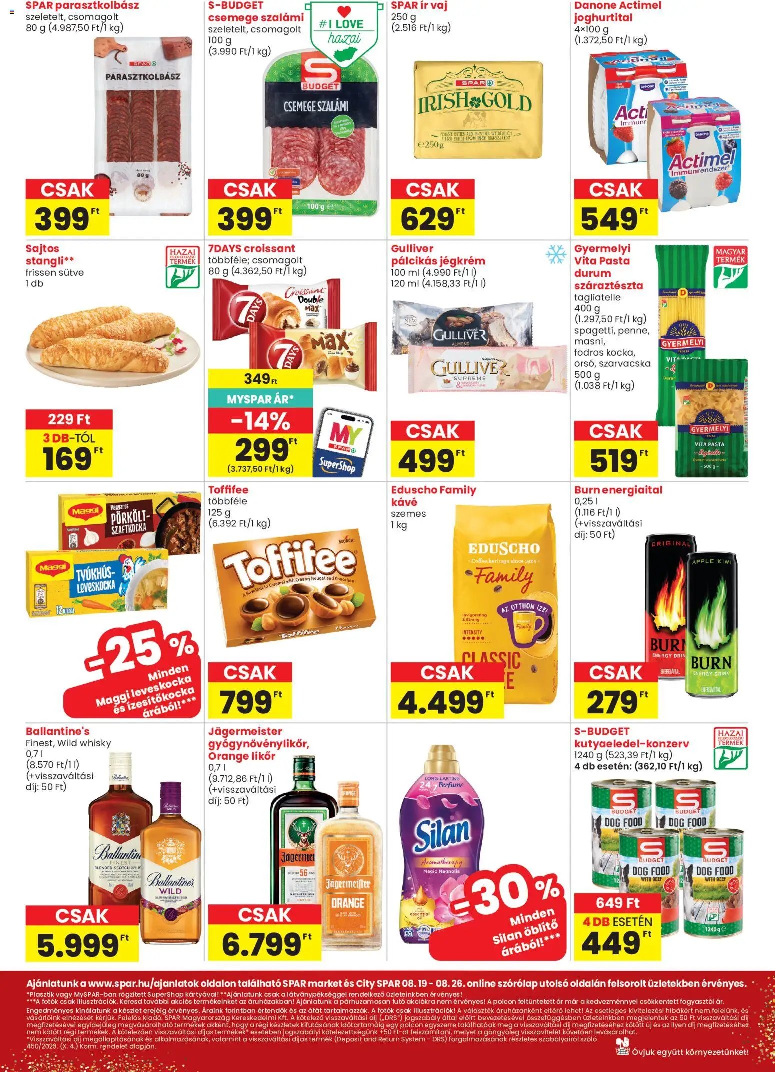 Spar újság 2026.08.19. Spar City szórólap