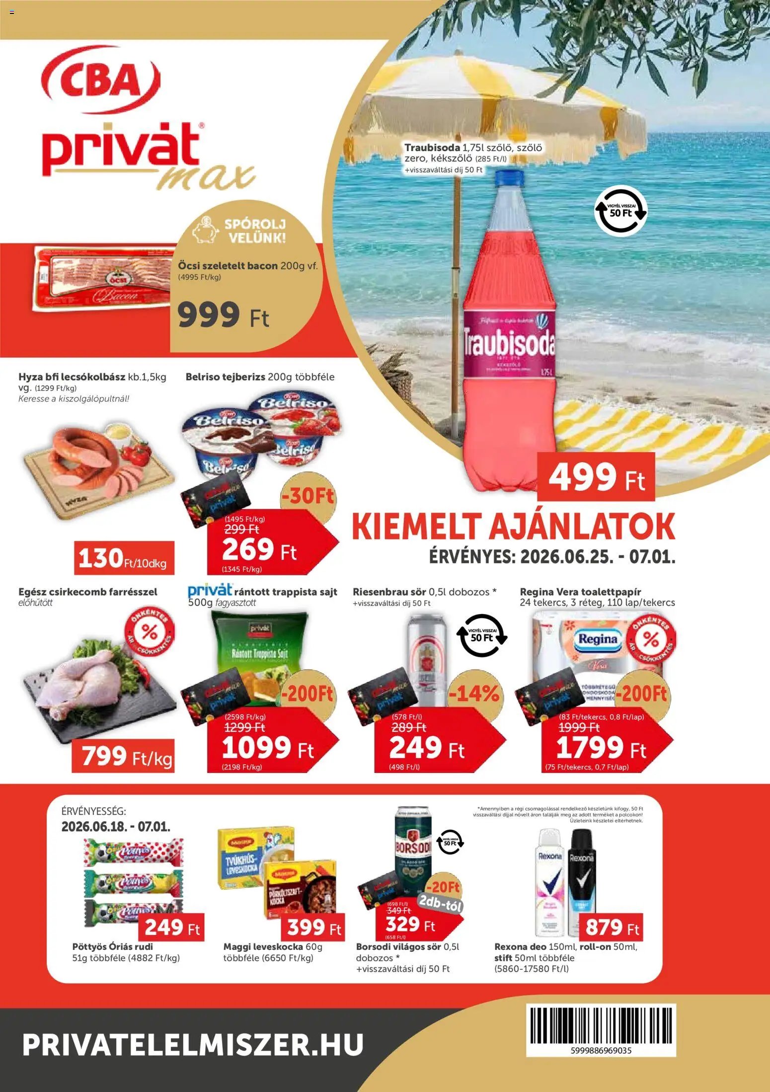 PRIVÁT újság 2026.06.25. PRIVÁT Aktuális szórólap MAX