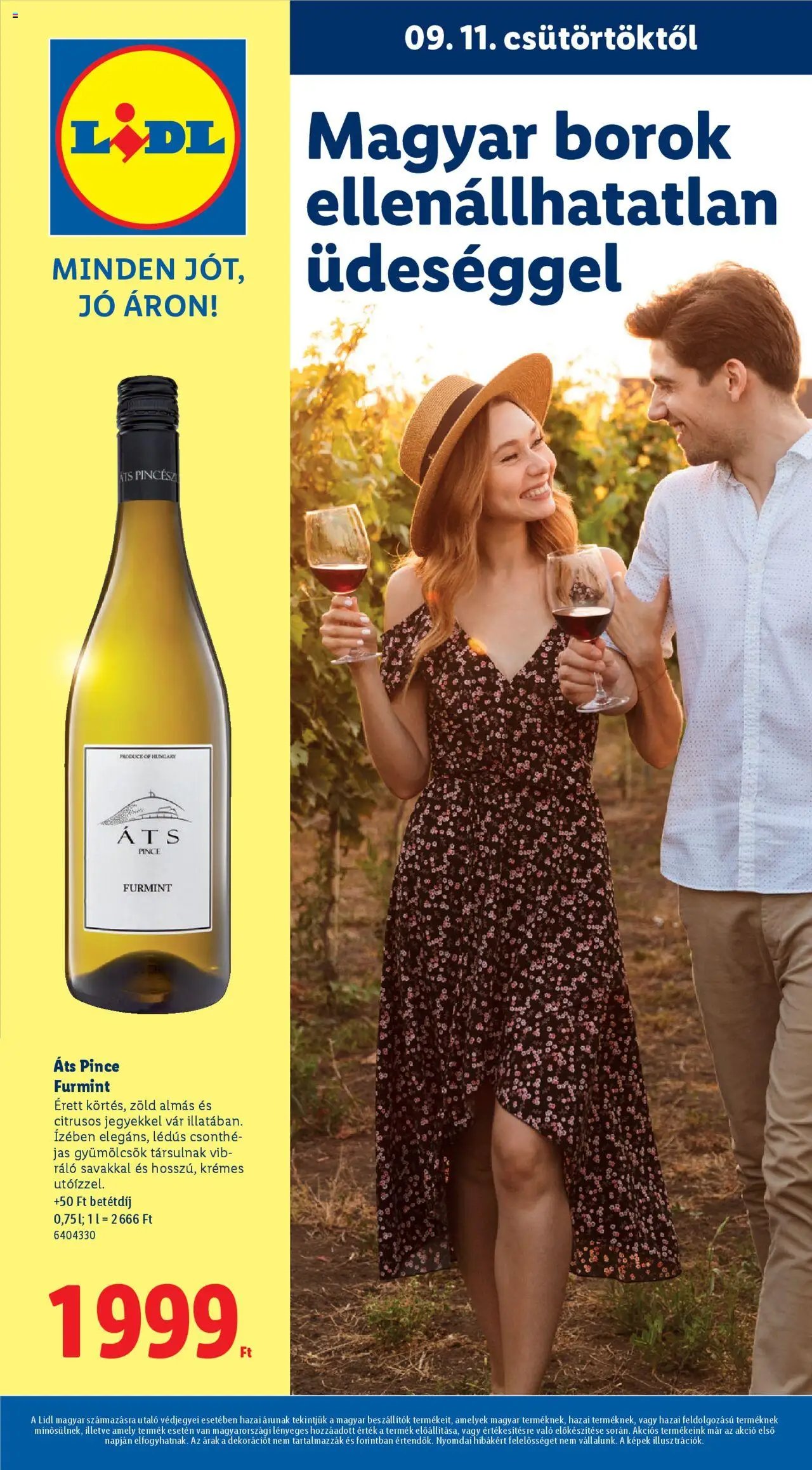 Lidl újság 2025.09.11. Magyar borkatalógus (2025-09-11)