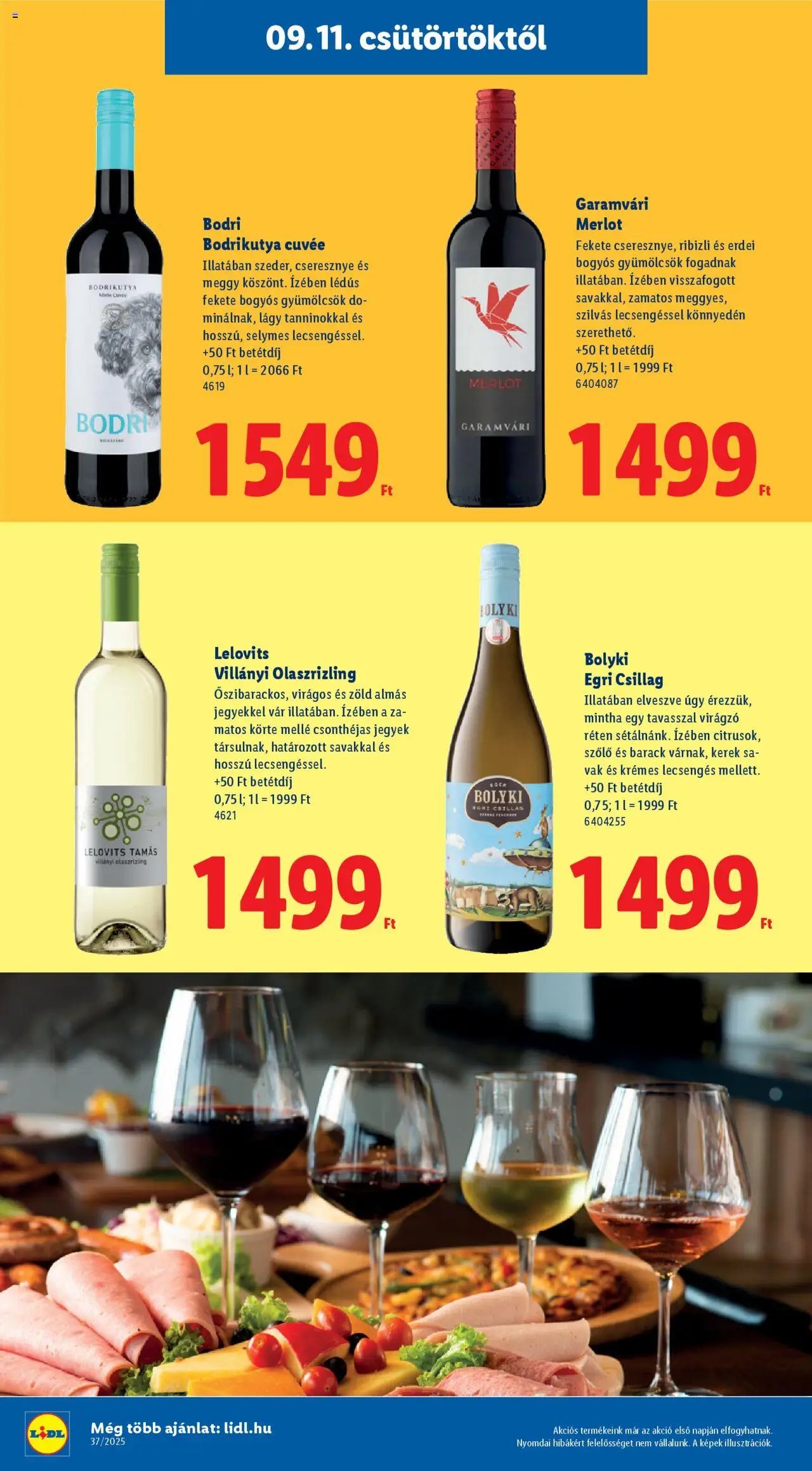 Lidl újság 2025.09.11. Magyar borkatalógus (2025-09-11)