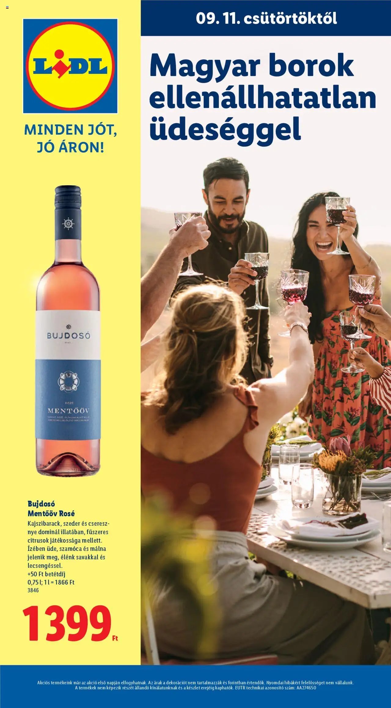 Lidl újság 2025.09.11. Magyar borkatalógus (2025-09-11)
