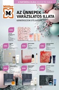 Müller újság 2025.11.10. A parfüméria világa (2025-11-10 - 2025-11-23)