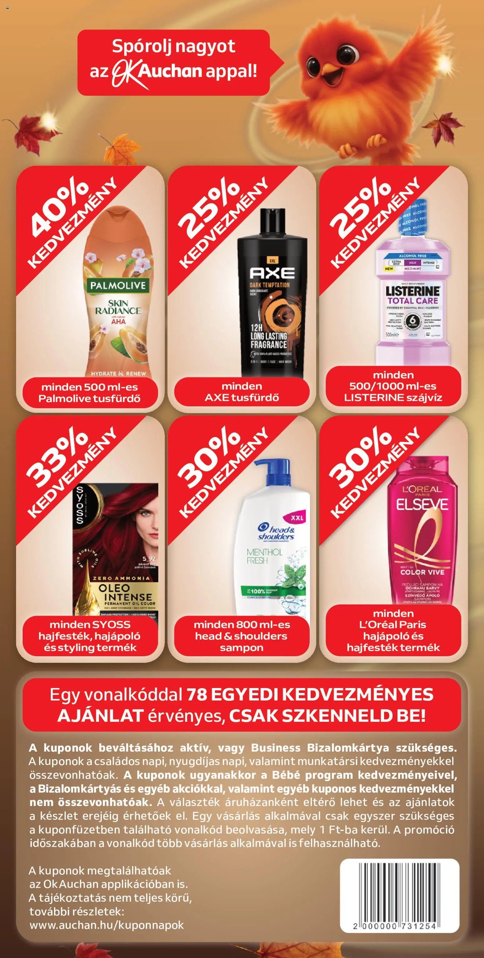 Auchan újság 2026.10.01. Auchan Őszi kuponnapok