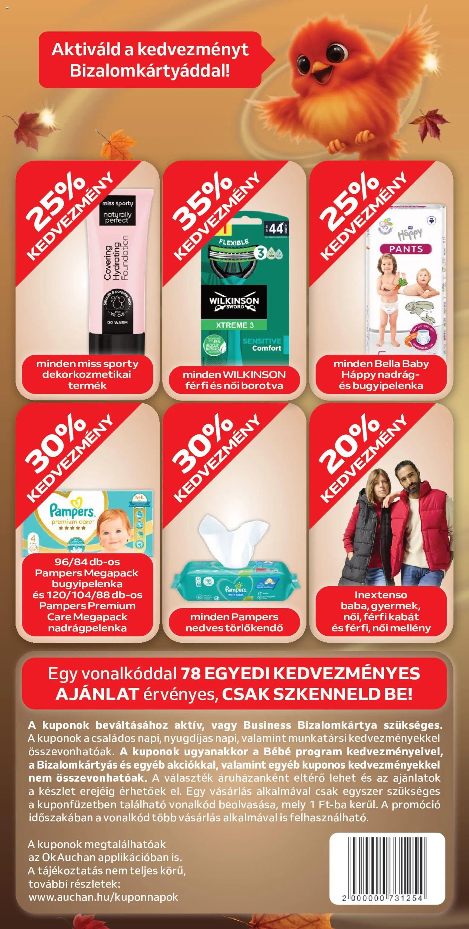 Auchan újság 2026.10.01. Auchan Őszi kuponnapok