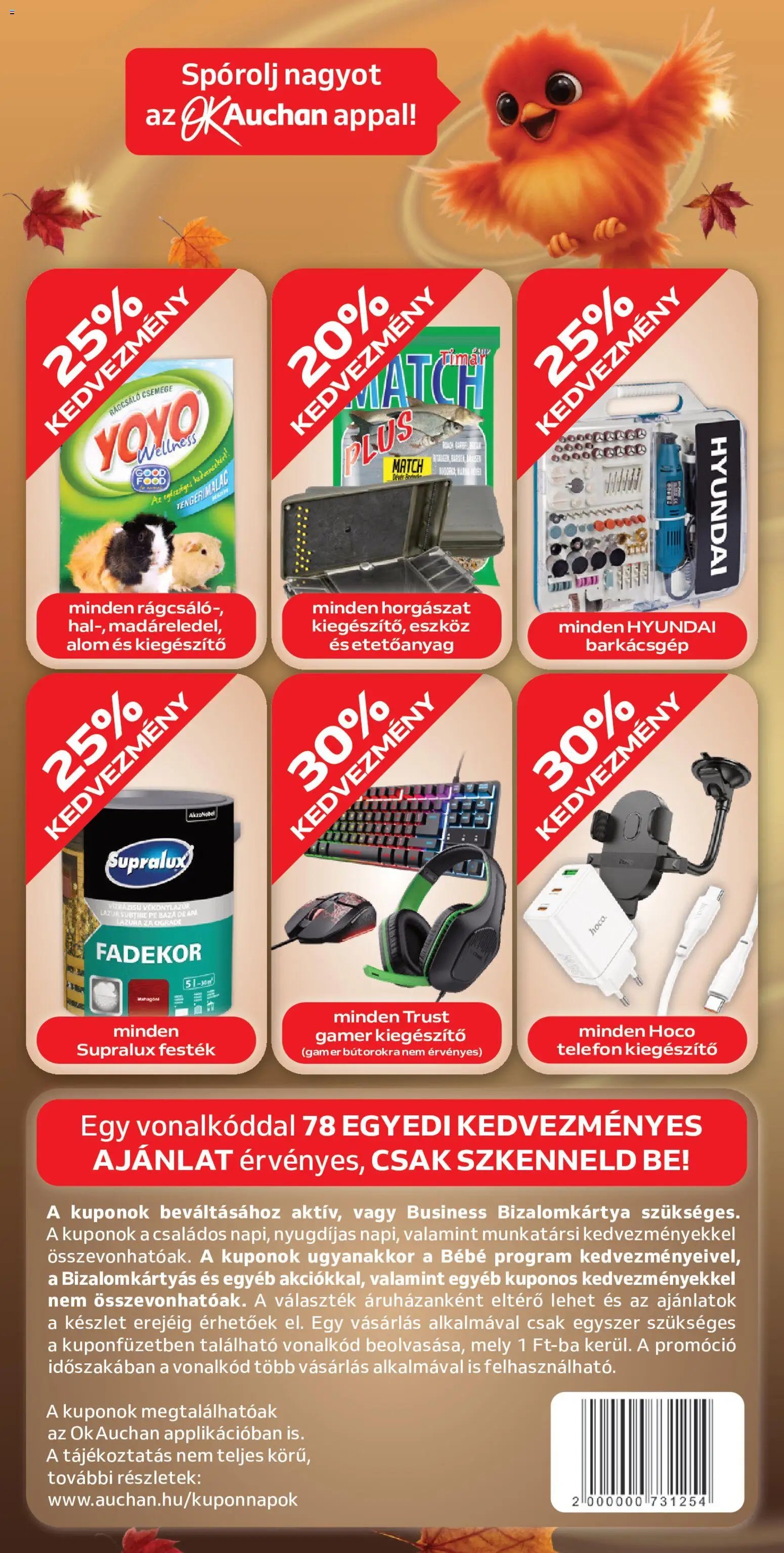 Auchan újság 2026.10.01. Auchan Őszi kuponnapok