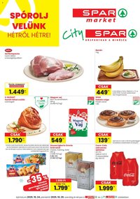 Spar újság 2025.10.24. City Spar szórólap (2025-10-24 - 2025-10-29)