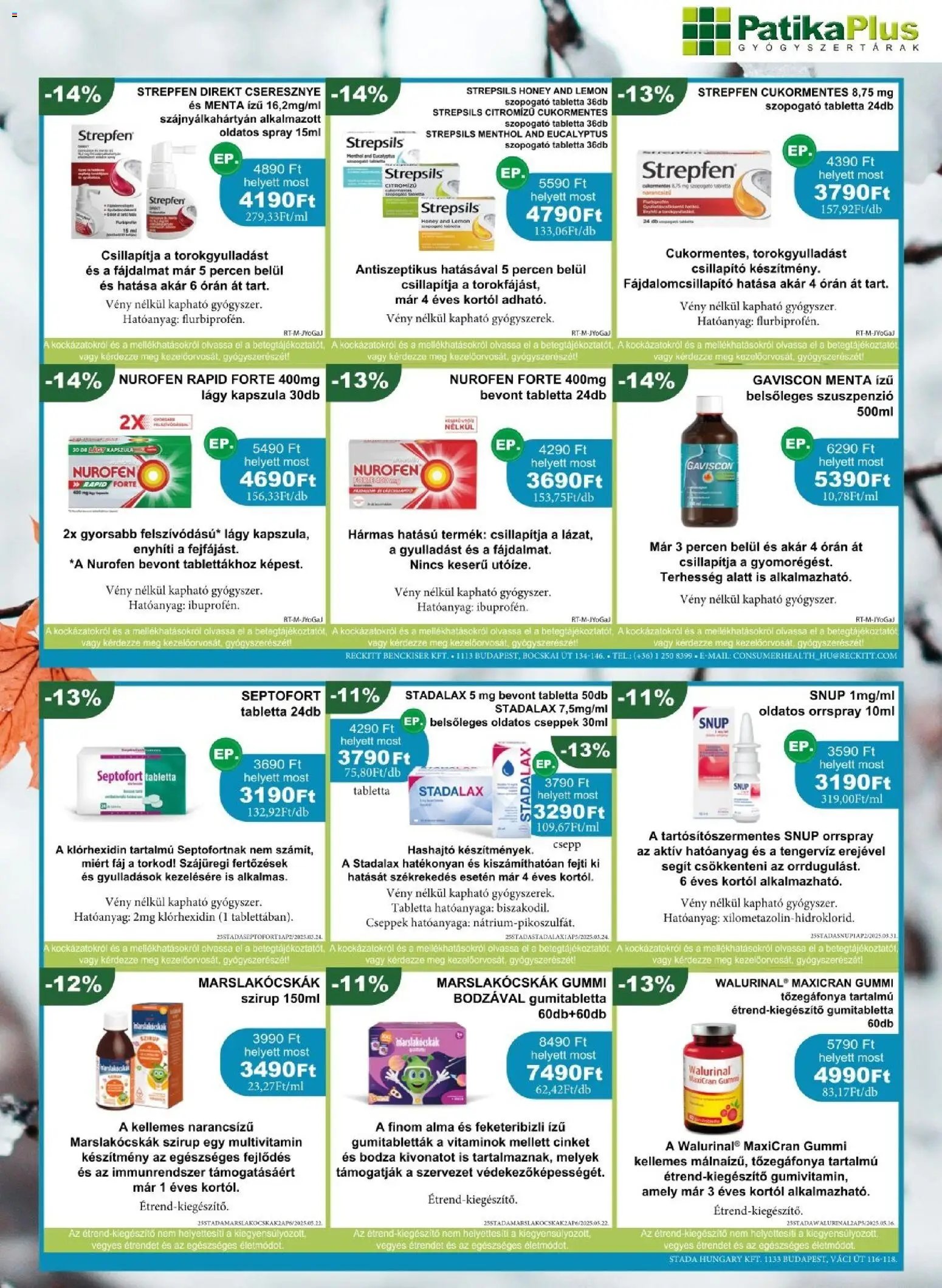PatikaPlus újság 2025.11.01. Akciós újság PatikaPlus (2025-11-01 - 2025-11-30)