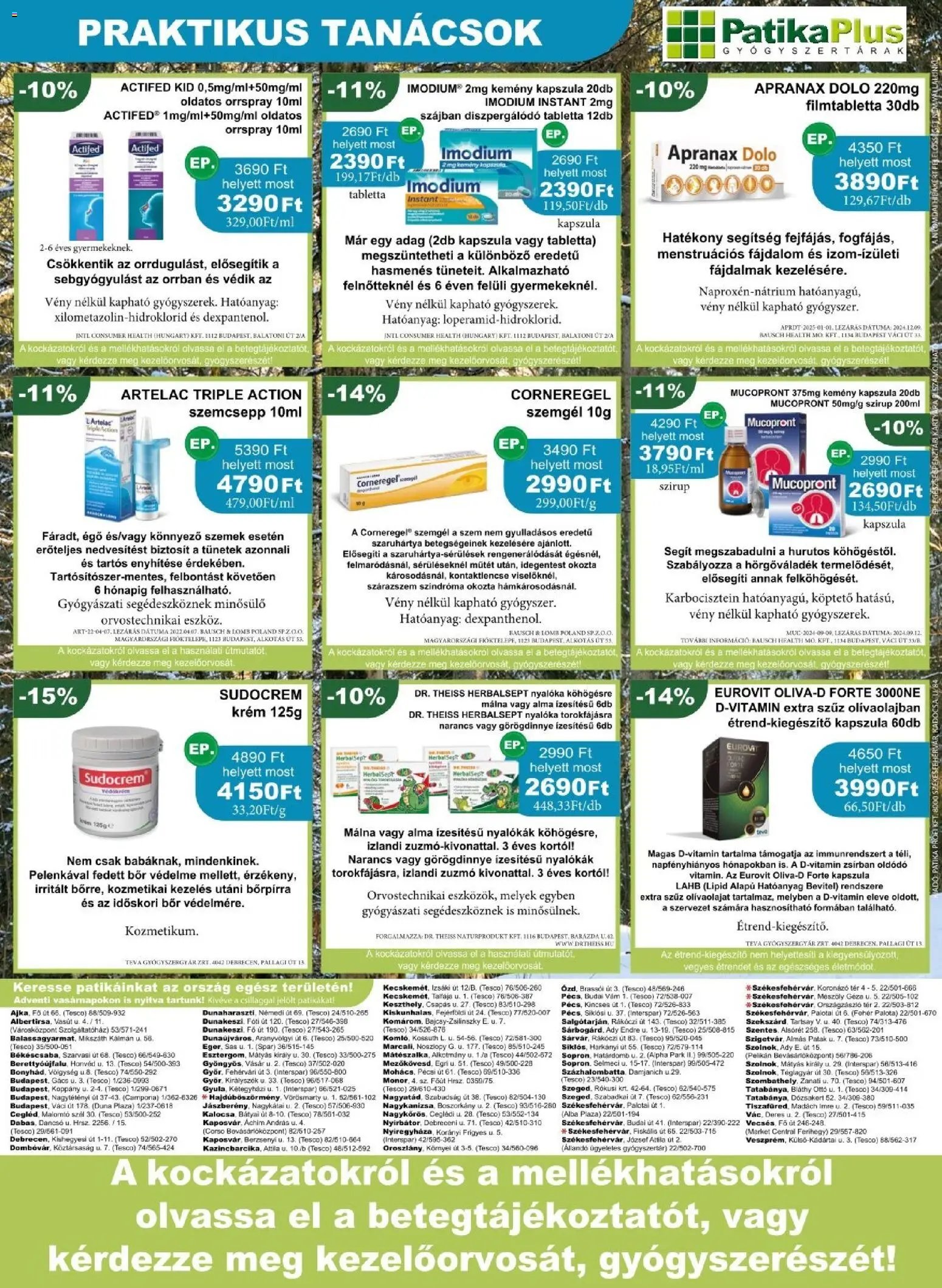 PatikaPlus újság 2025.11.01. Akciós újság PatikaPlus (2025-11-01 - 2025-11-30)