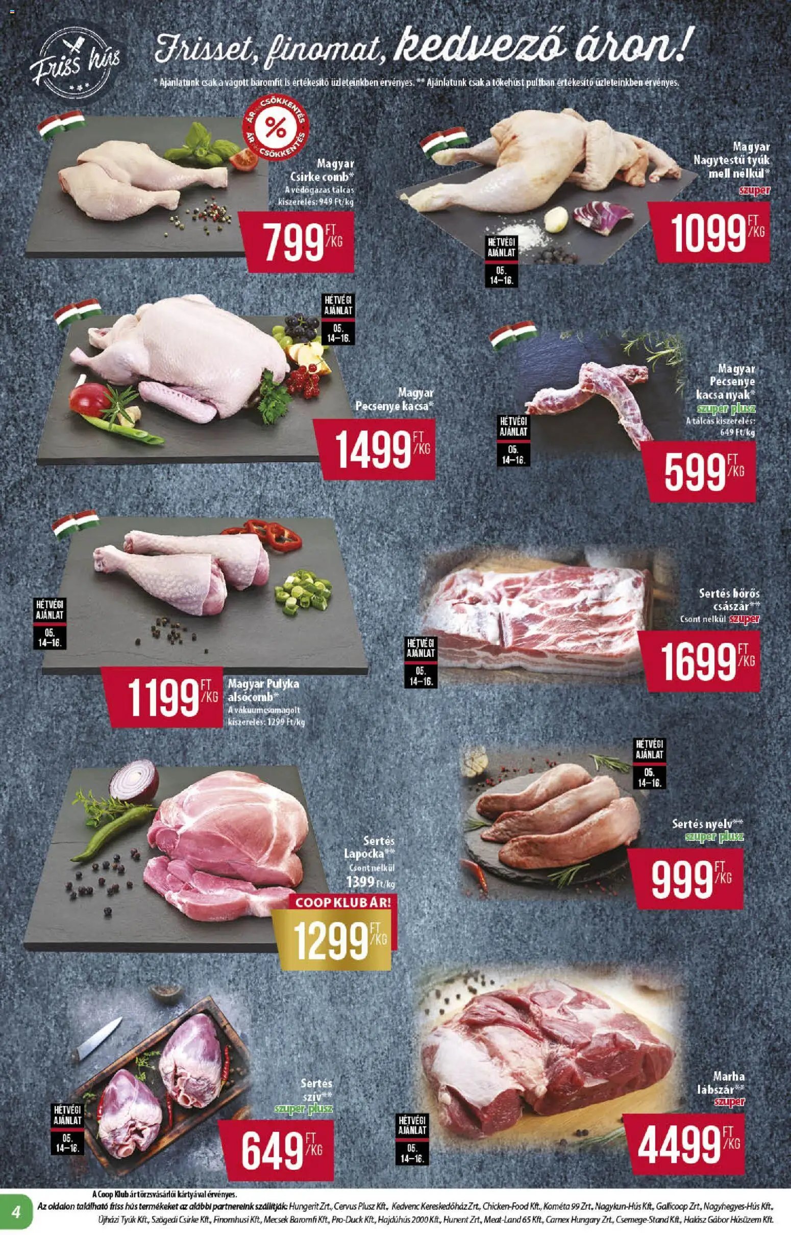 COOP újság 2026.05.14. COOP - Abc & szuper / Alföld Pro-Coop Zrt. (2026-05-14 - 2026-05-20)