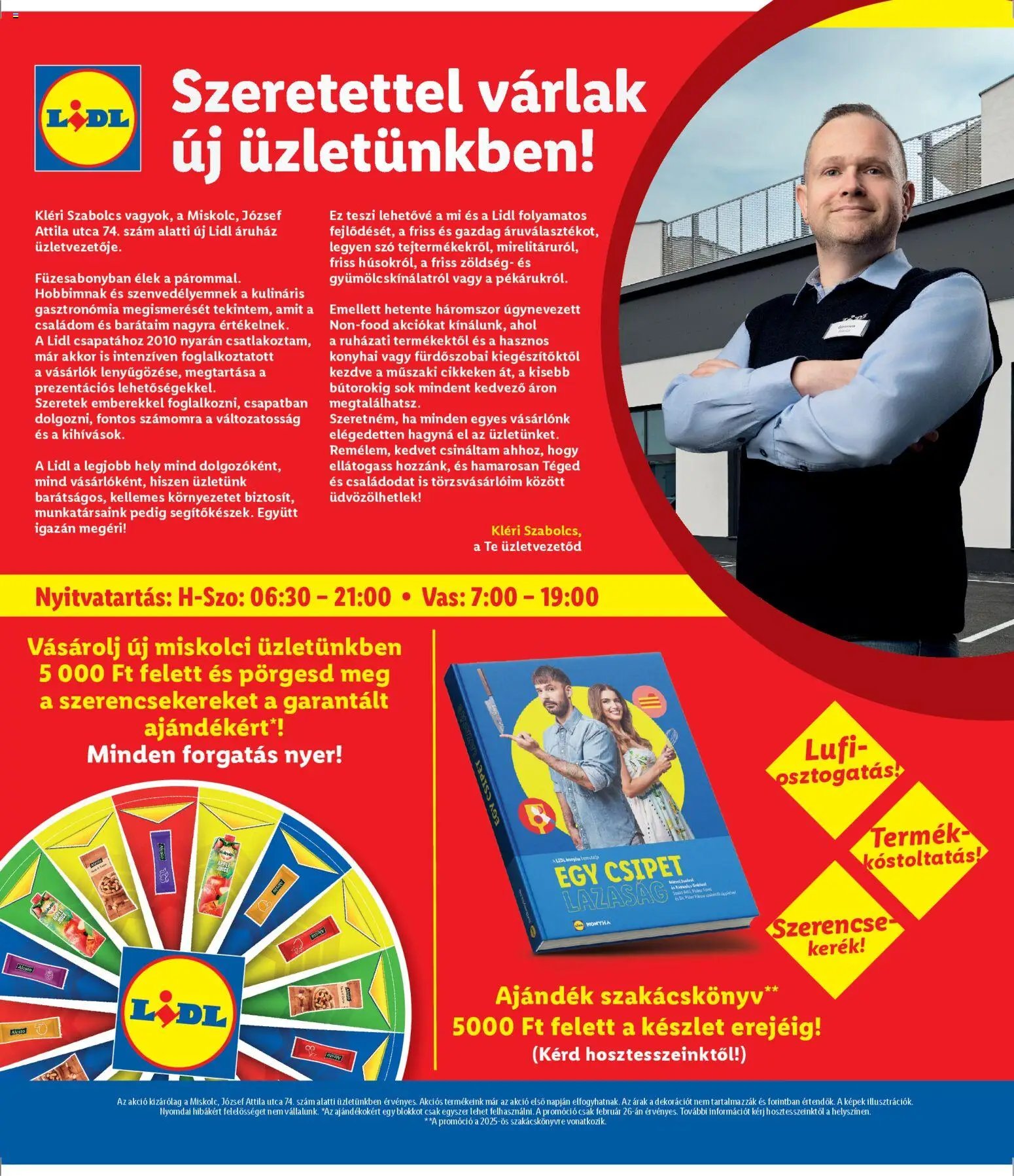 Lidl újság 2026.02.26. Miskolc (2026-02-26 - 2026-03-01)