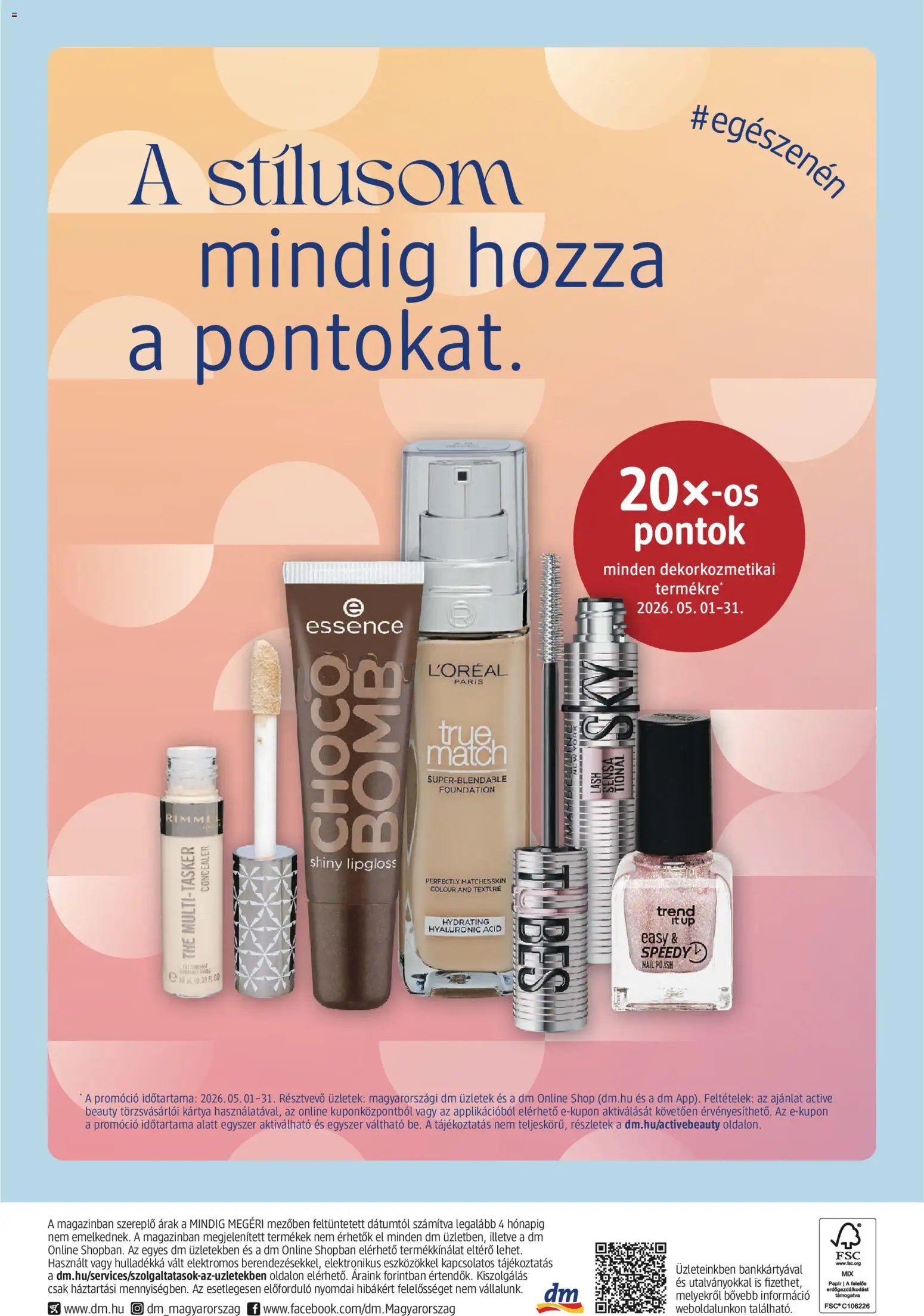 DM Drogerie Markt újság 2026.05.07. DM Drogerie Markt akciós újság (2026-05-07 - 2026-05-20)