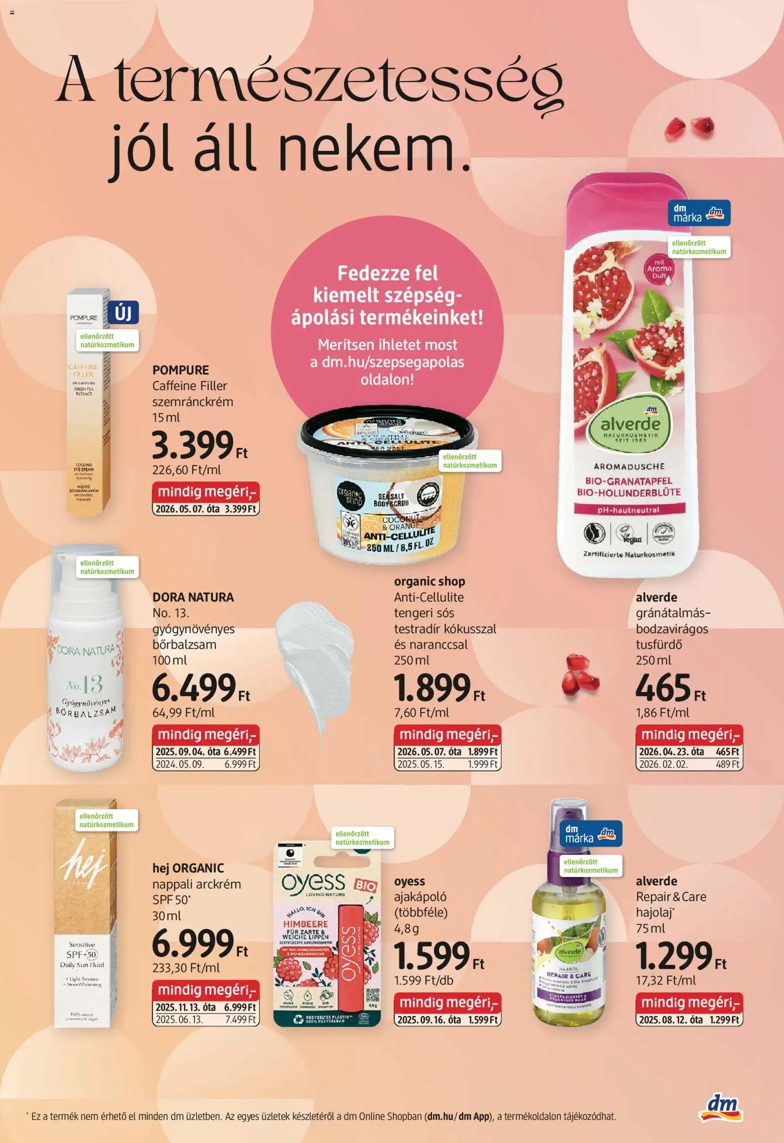 DM Drogerie Markt újság 2026.05.07. DM Drogerie Markt akciós újság (2026-05-07 - 2026-05-20)