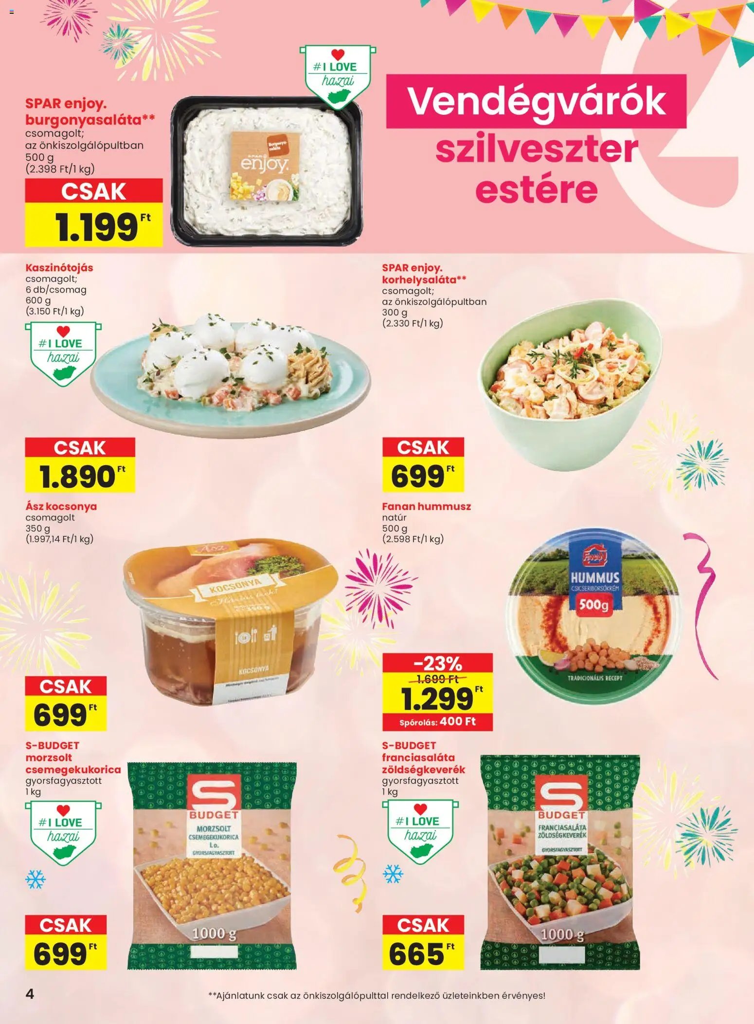 Spar újság 2025.12.23. Akciós újság Spar (2025-12-23 - 2026-01-02)