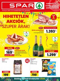 Spar újság 2025.12.23. Akciós újság Spar (2025-12-23 - 2026-01-02)