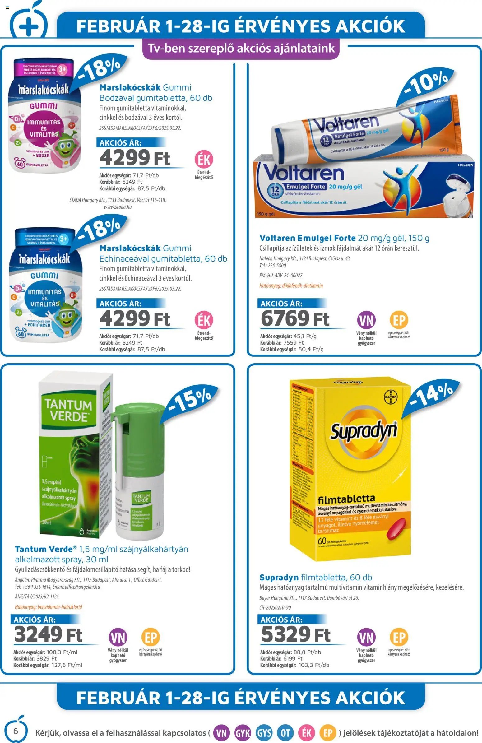 Alma Gyógyszertárak újság 2026.02.01. Akciós újság Alma Gyógyszertárak (2026-02-01 - 2026-02-28)