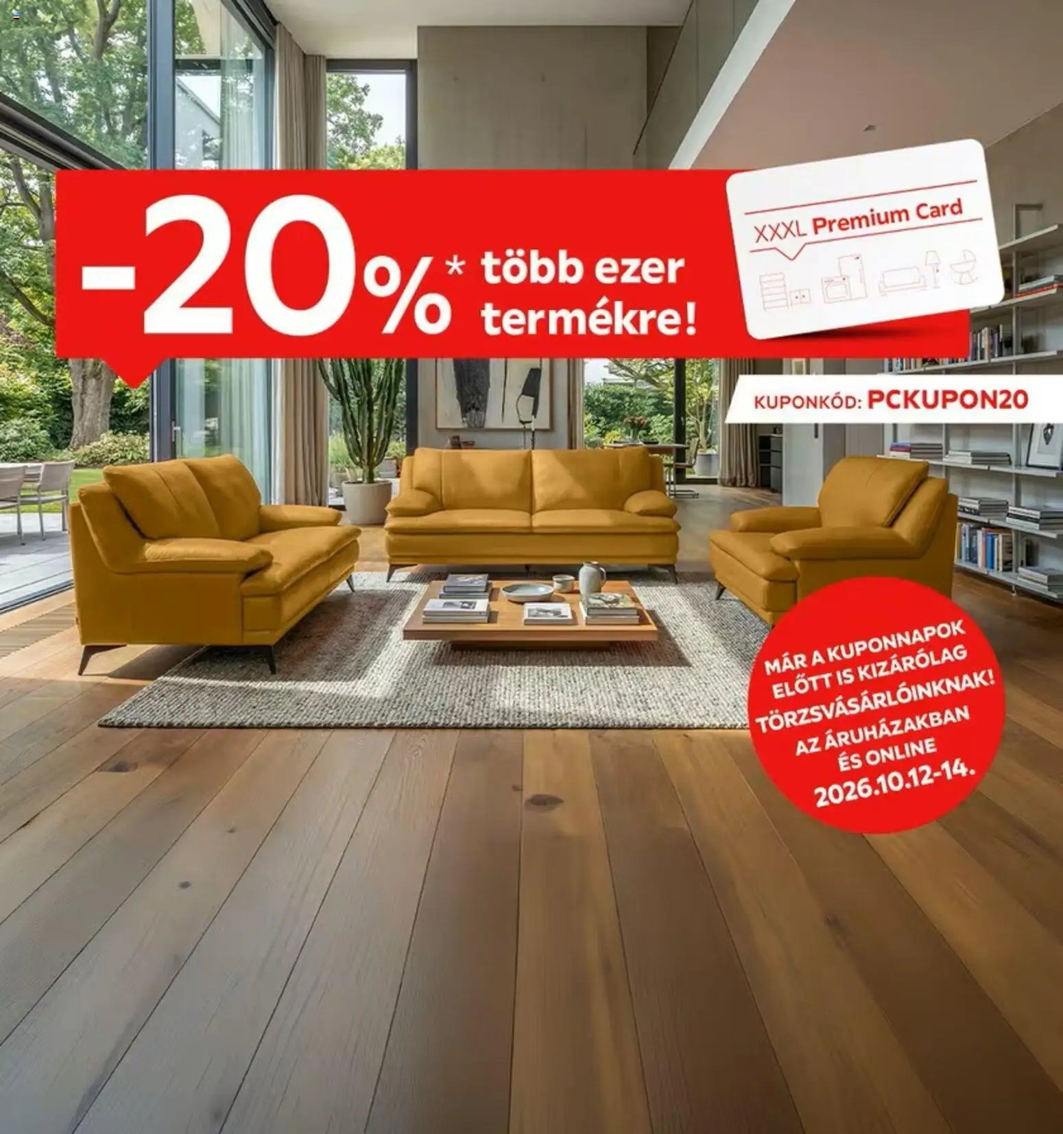 XXXLutz Premium Card 2026.10.12. - lapozható formában szórólap ✳️