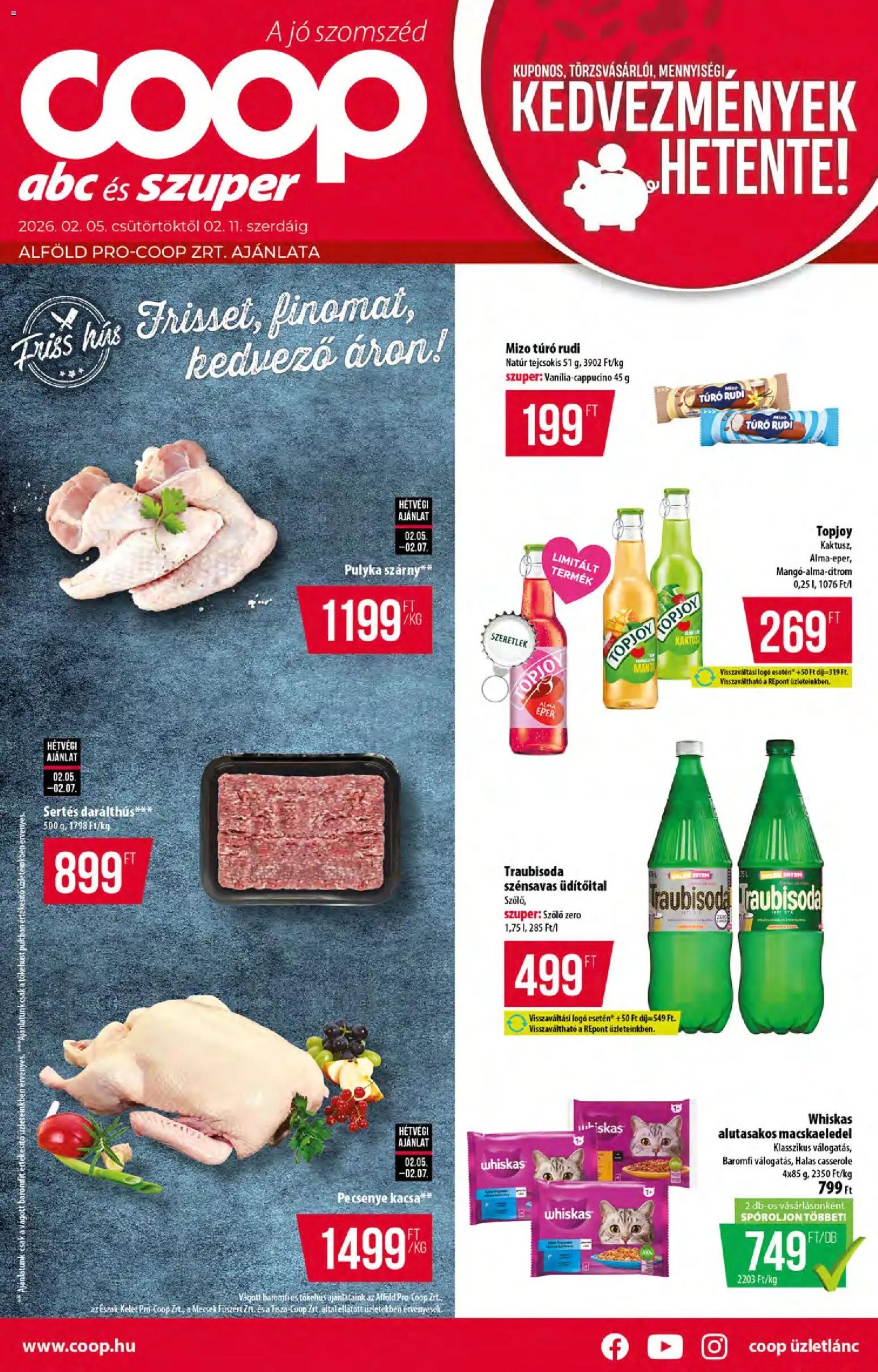 COOP újság 2026.02.05. Alföld Pro-Coop Zrt. - Abc szuper (2026-02-05 - 2026-02-11)