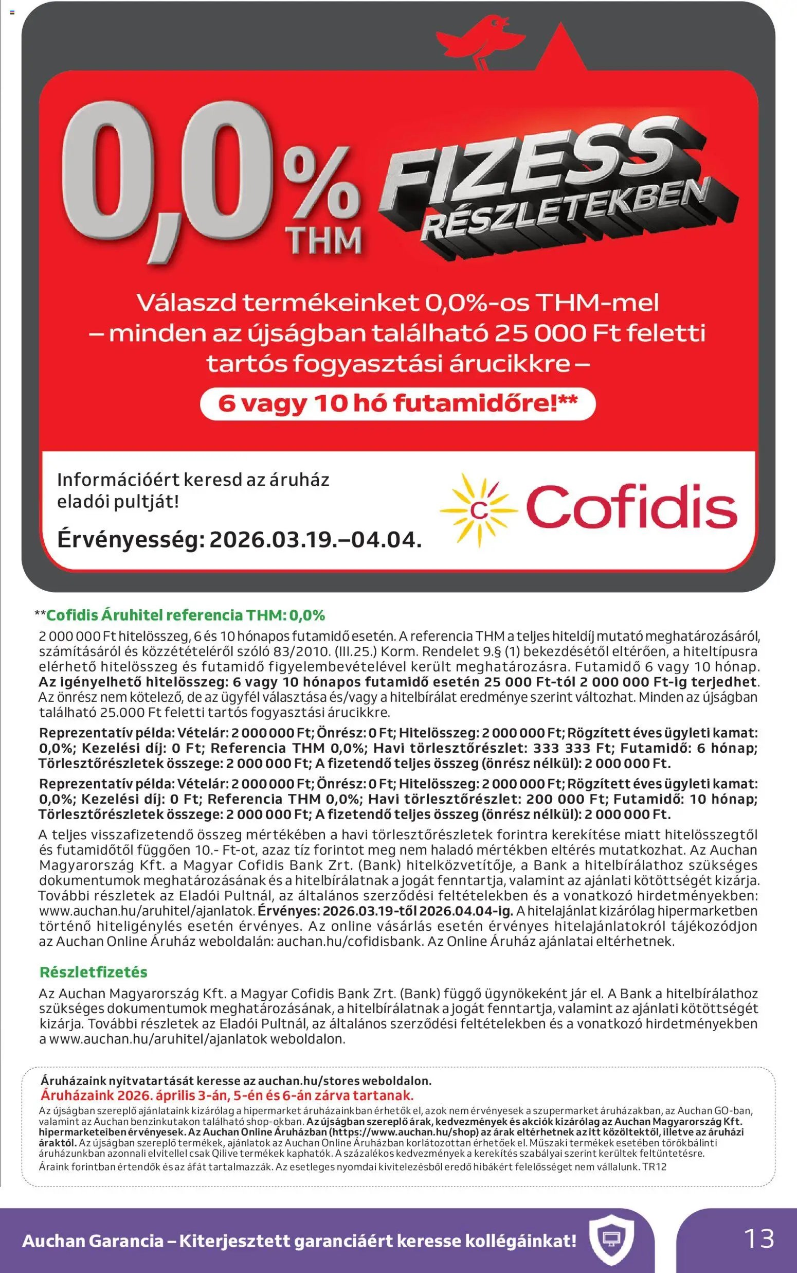 Auchan újság 2026.03.19. Auchan Húsvéti elektronikai ajánlataink (2026-03-19 - 2026-04-04)