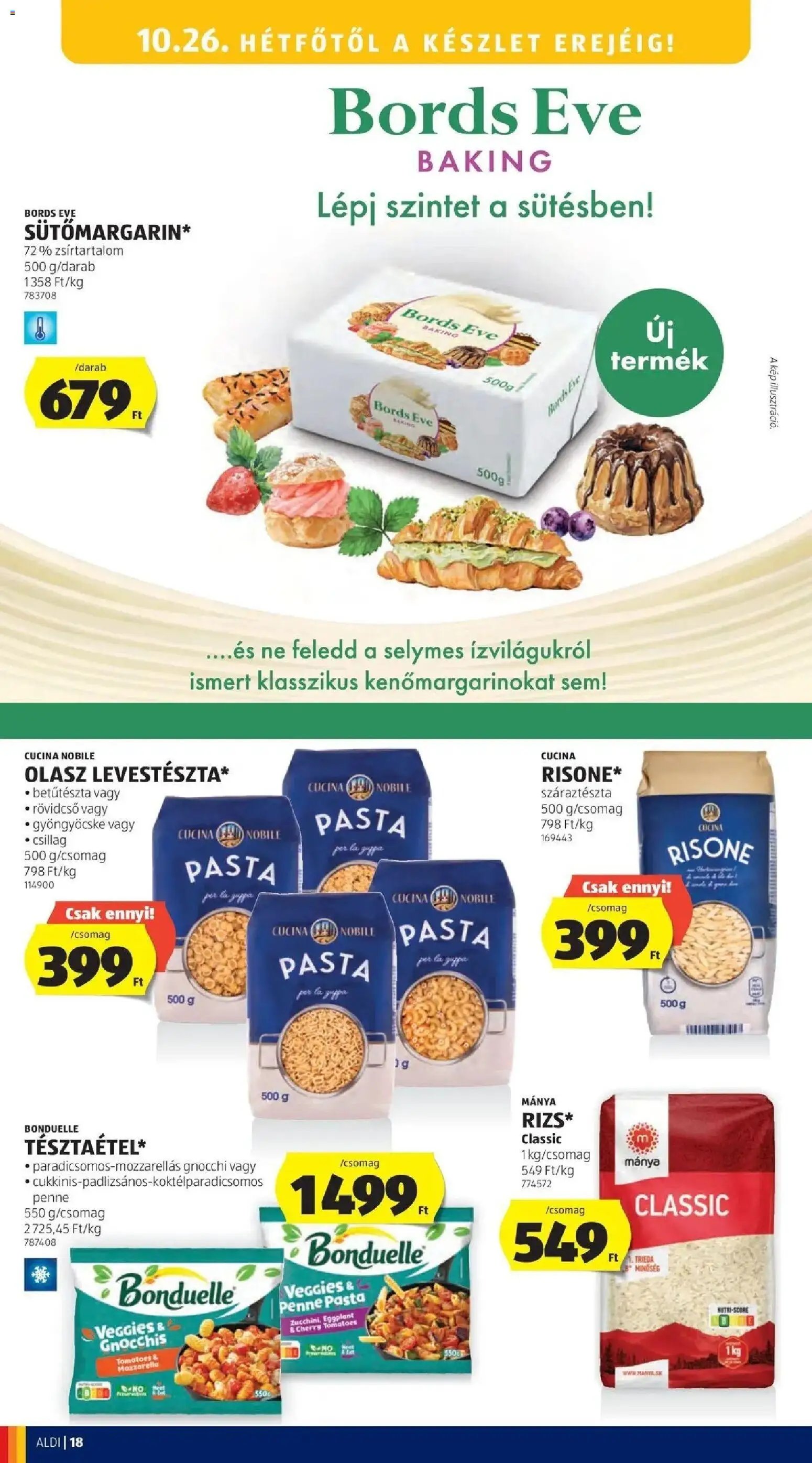 Aldi aktuális akciós újság 2026.10.22. - lapozható formában szórólap ✳️