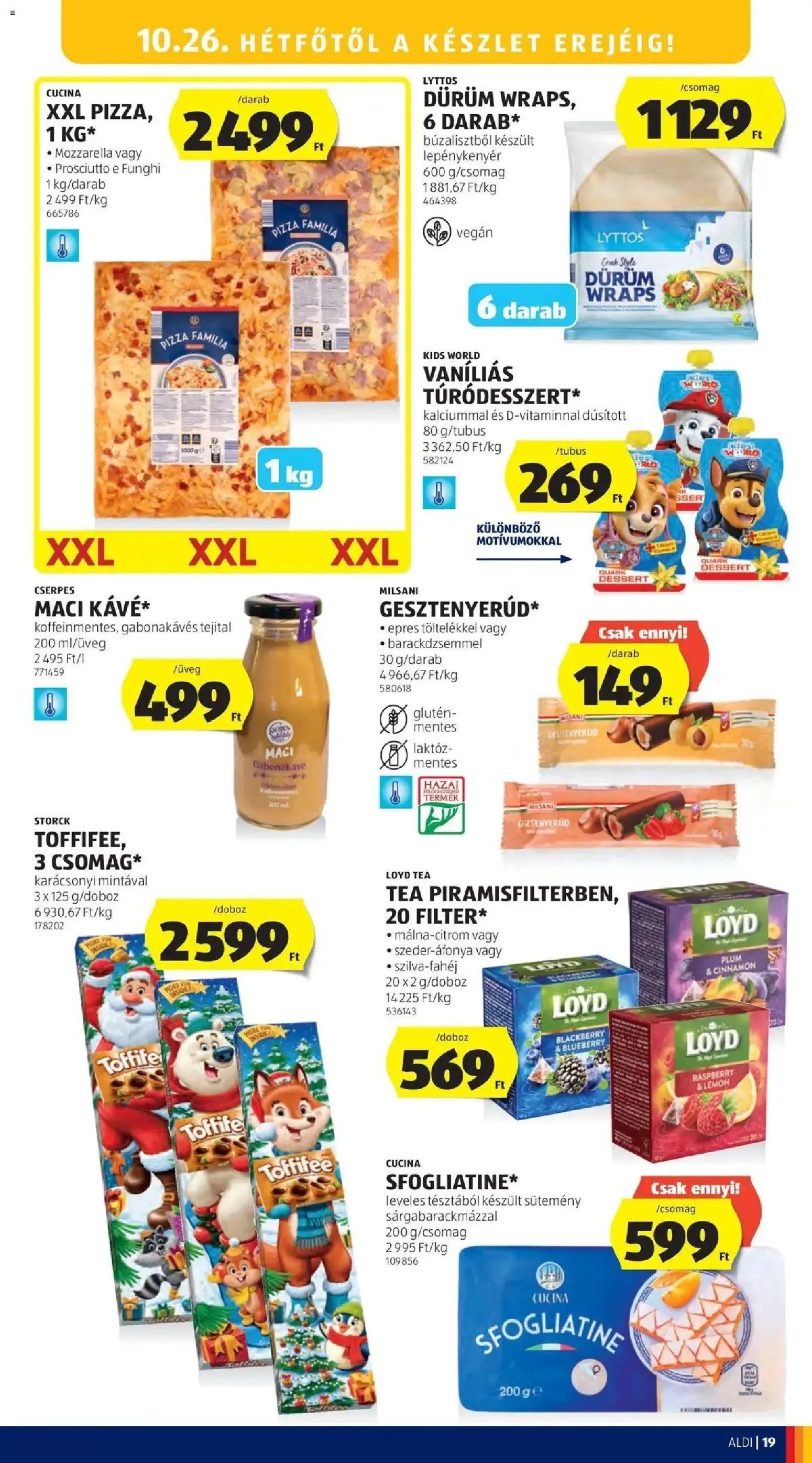 Aldi aktuális akciós újság 2026.10.22. - lapozható formában szórólap ✳️