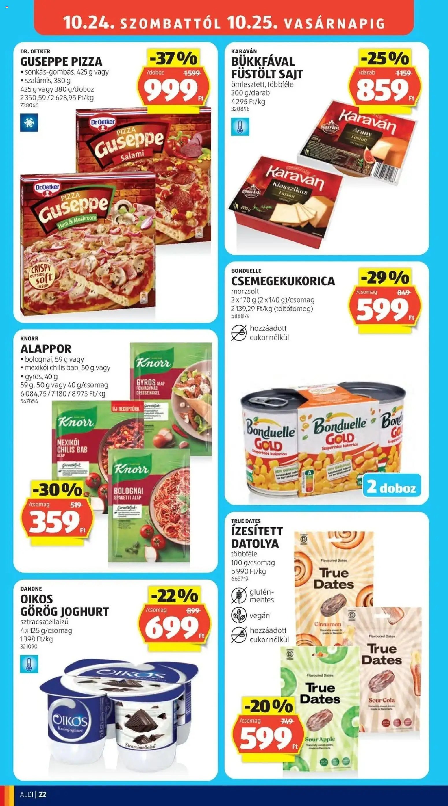 Aldi aktuális akciós újság 2026.10.22. - lapozható formában szórólap ✳️