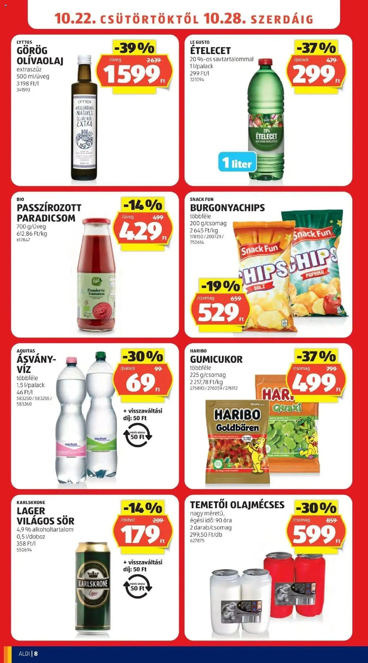Aldi aktuális akciós újság 2026.10.22. - lapozható formában szórólap ✳️